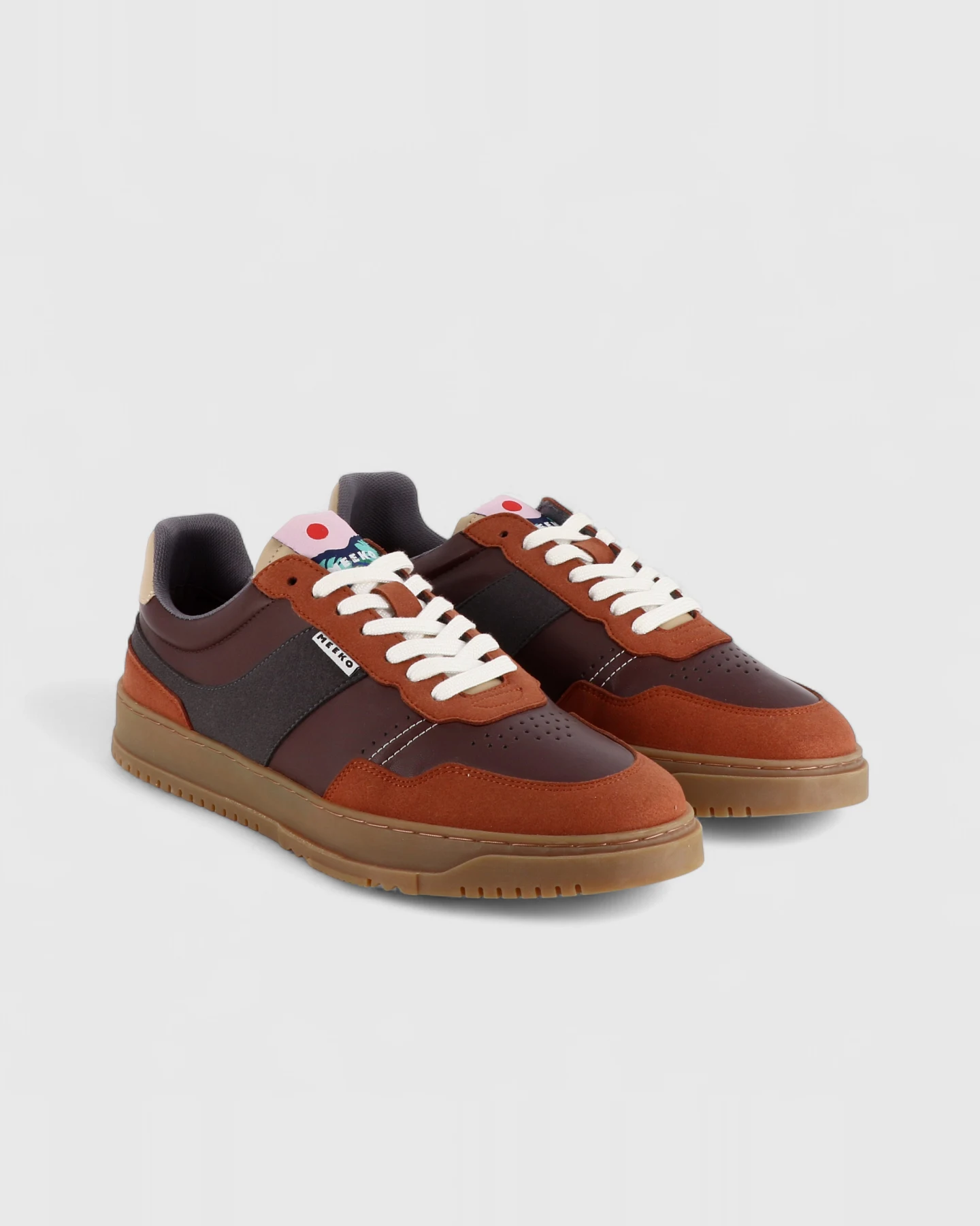 MEEKO Herren vegan Sneaker Kiboko Cordura Kaffeebohne – Ansicht 2
