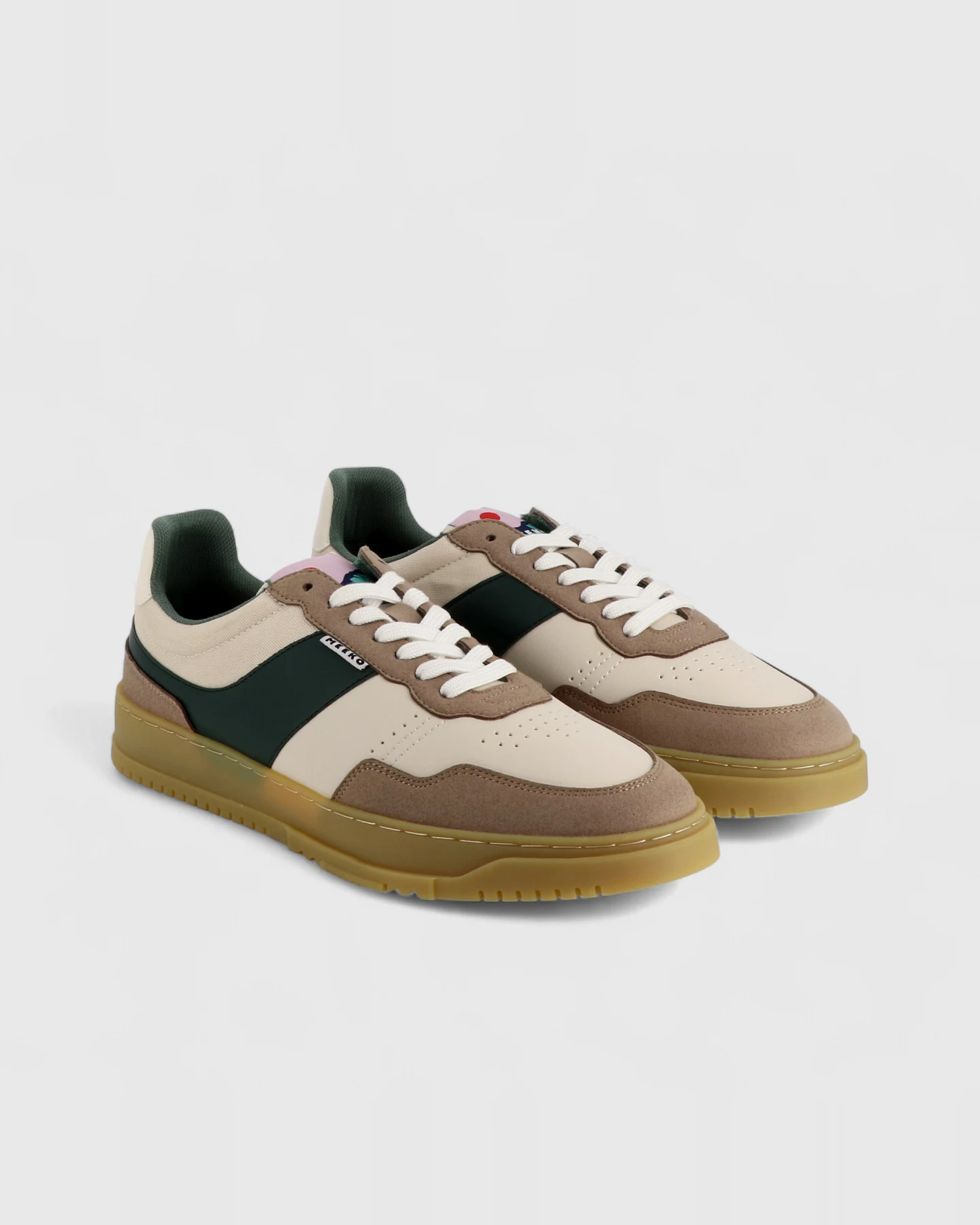 MEEKO Herren vegan Sneaker Kiboko Cordura Duck Grün – Ansicht 2