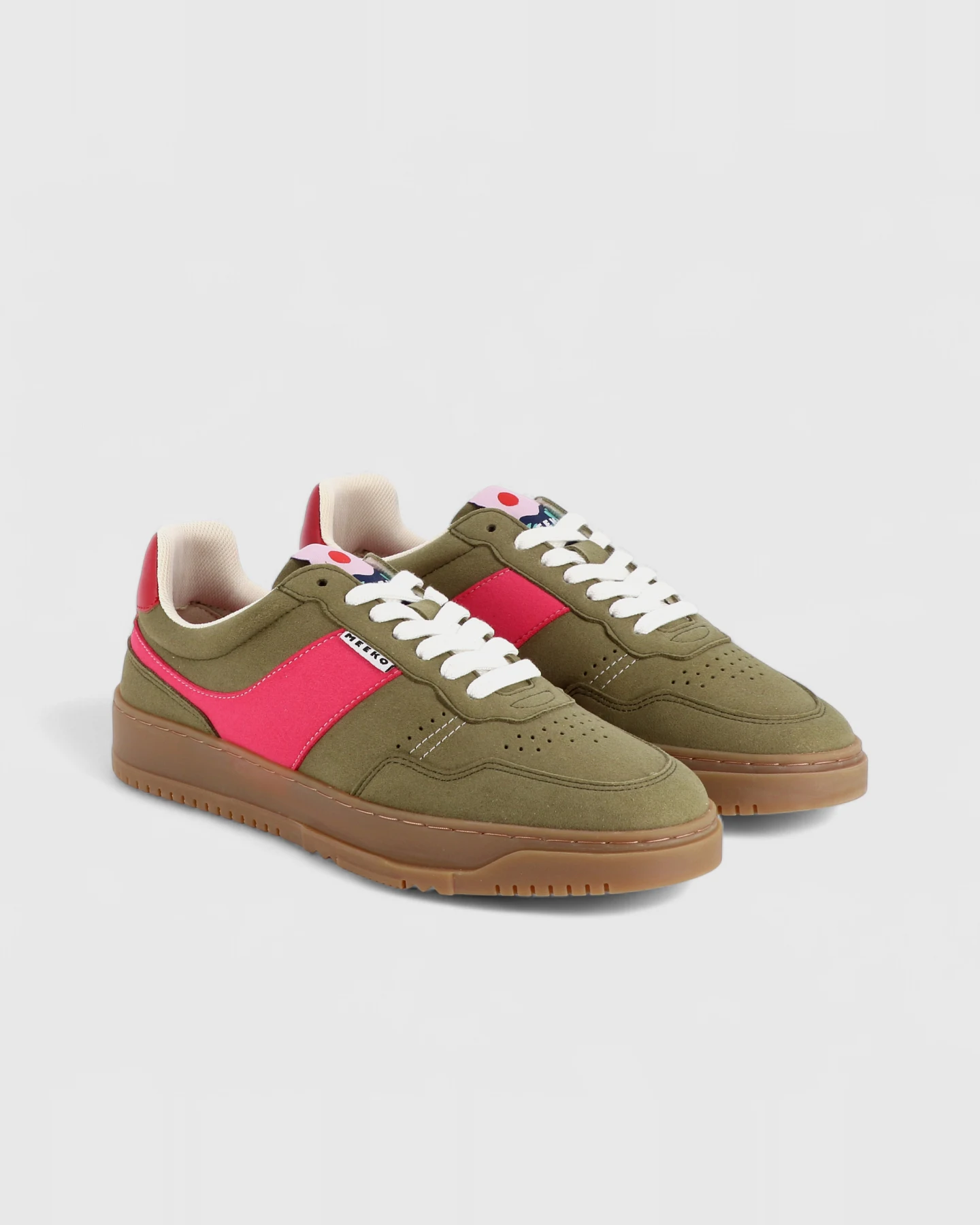 MEEKO Herren vegan Sneaker Kiboko Cordura Khaki – Ansicht 2
