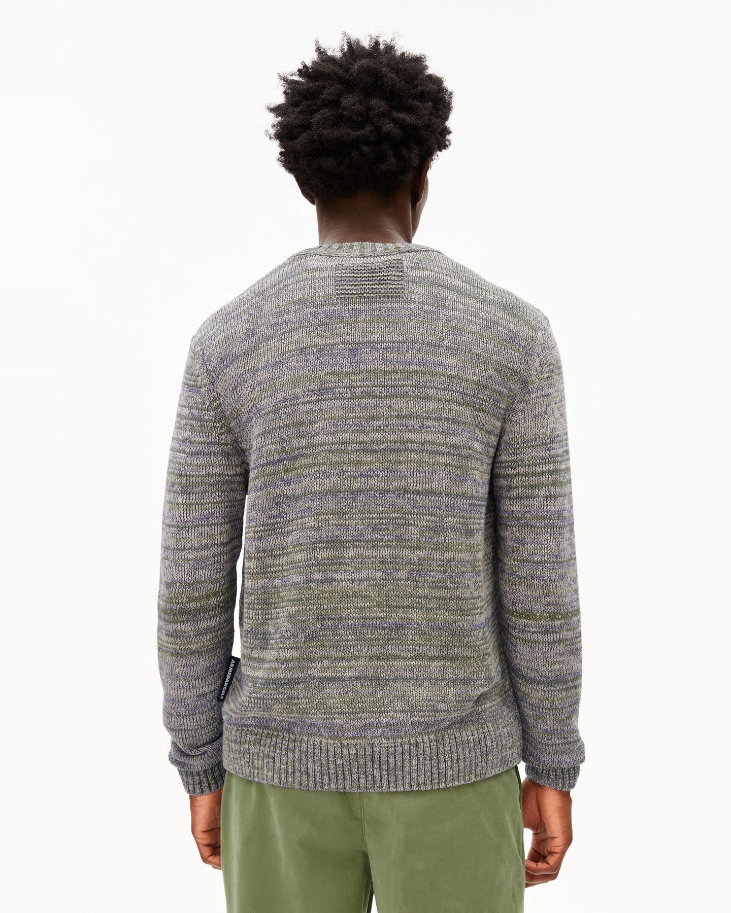 Strickpullover Yarnmix Grün – Ansicht 4