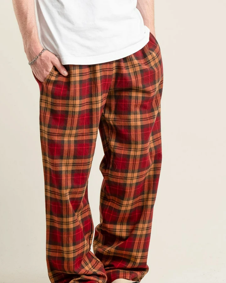 KOMODO Herren vegan Pyjamahose Jim Jam Berry