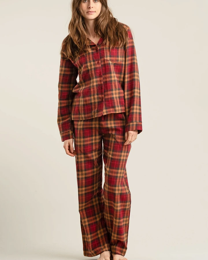 KOMODO Damen vegan Pyjama Set Jim Jam Berry