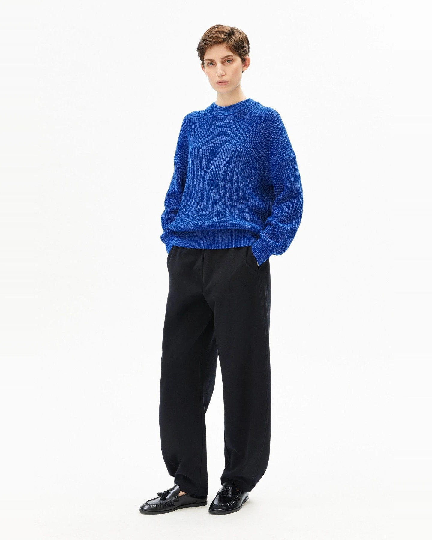 Strickpullover Vanisé Blau – Ansicht 3