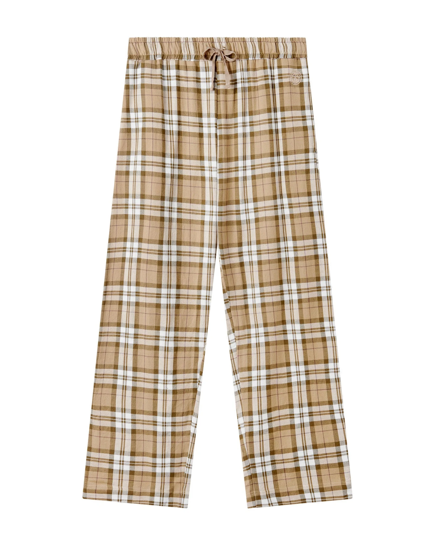 KOMODO Damen vegan Pyjamahose Jim Jam Sand – Ansicht 2