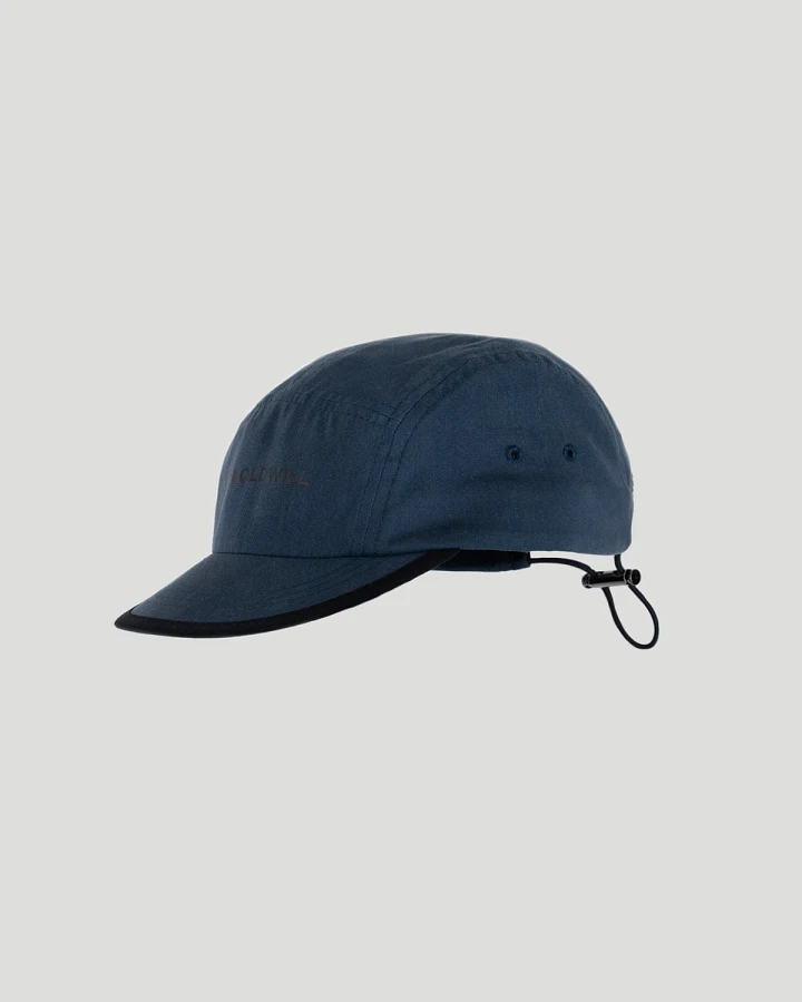 Boldwill Herren vegan Mütze Holz Tiefsee Blau