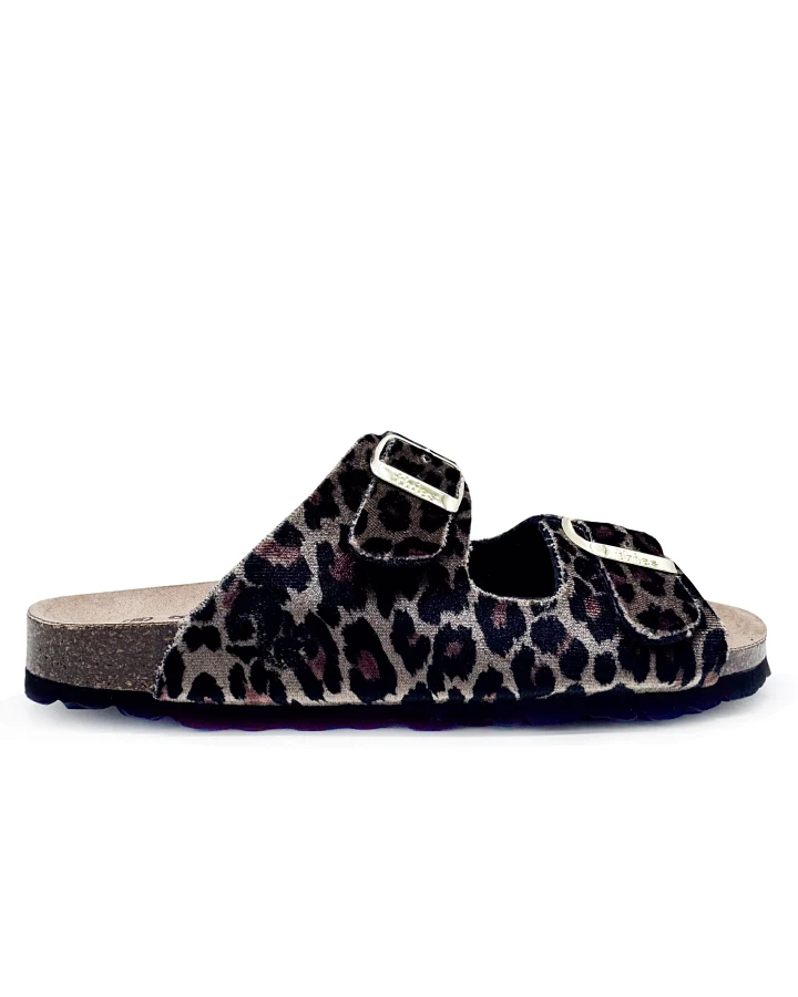 thies Damen vegan Sandalen Rec Leo Beige