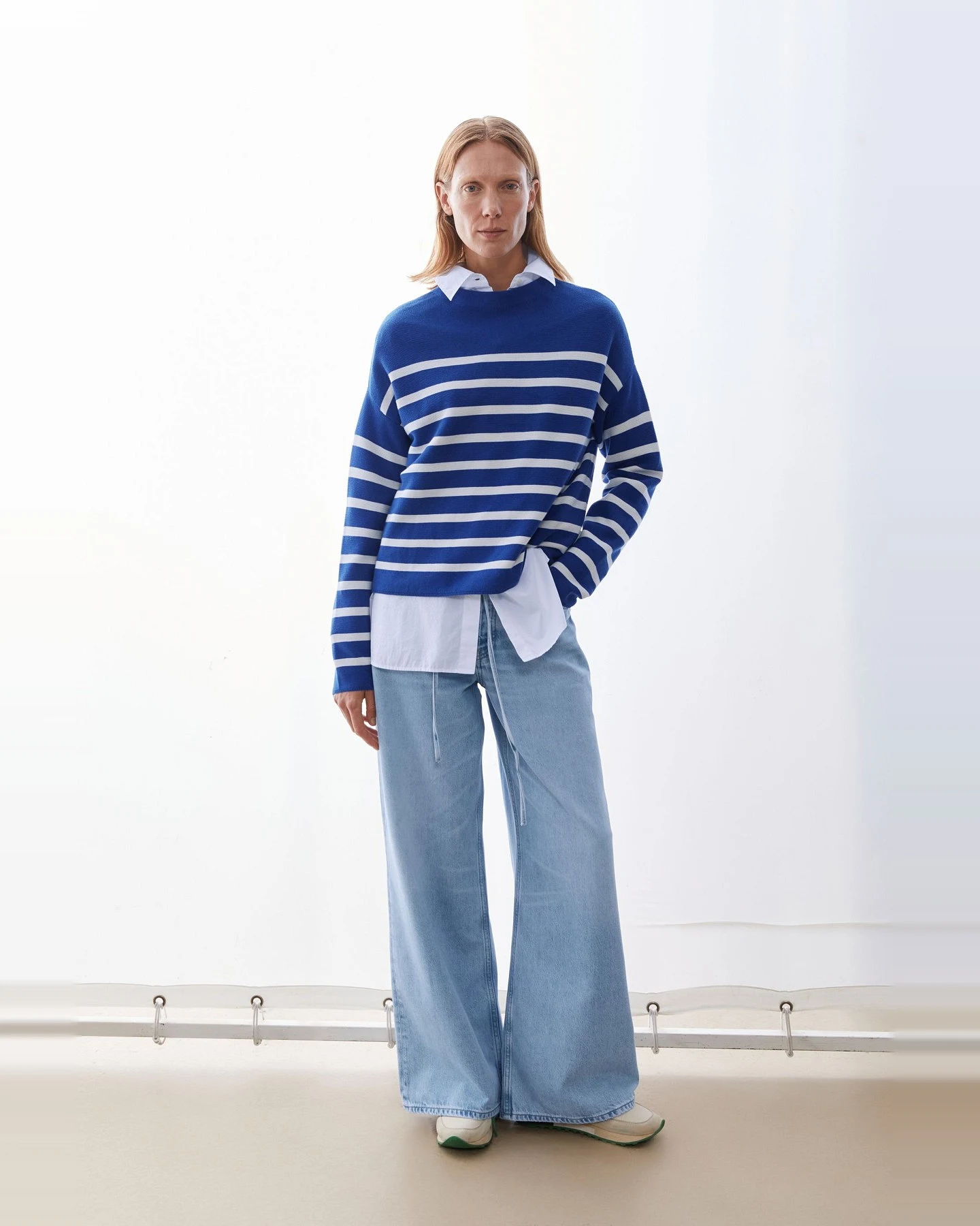 Pullover Merinaa Stripes Blau – Ansicht 5