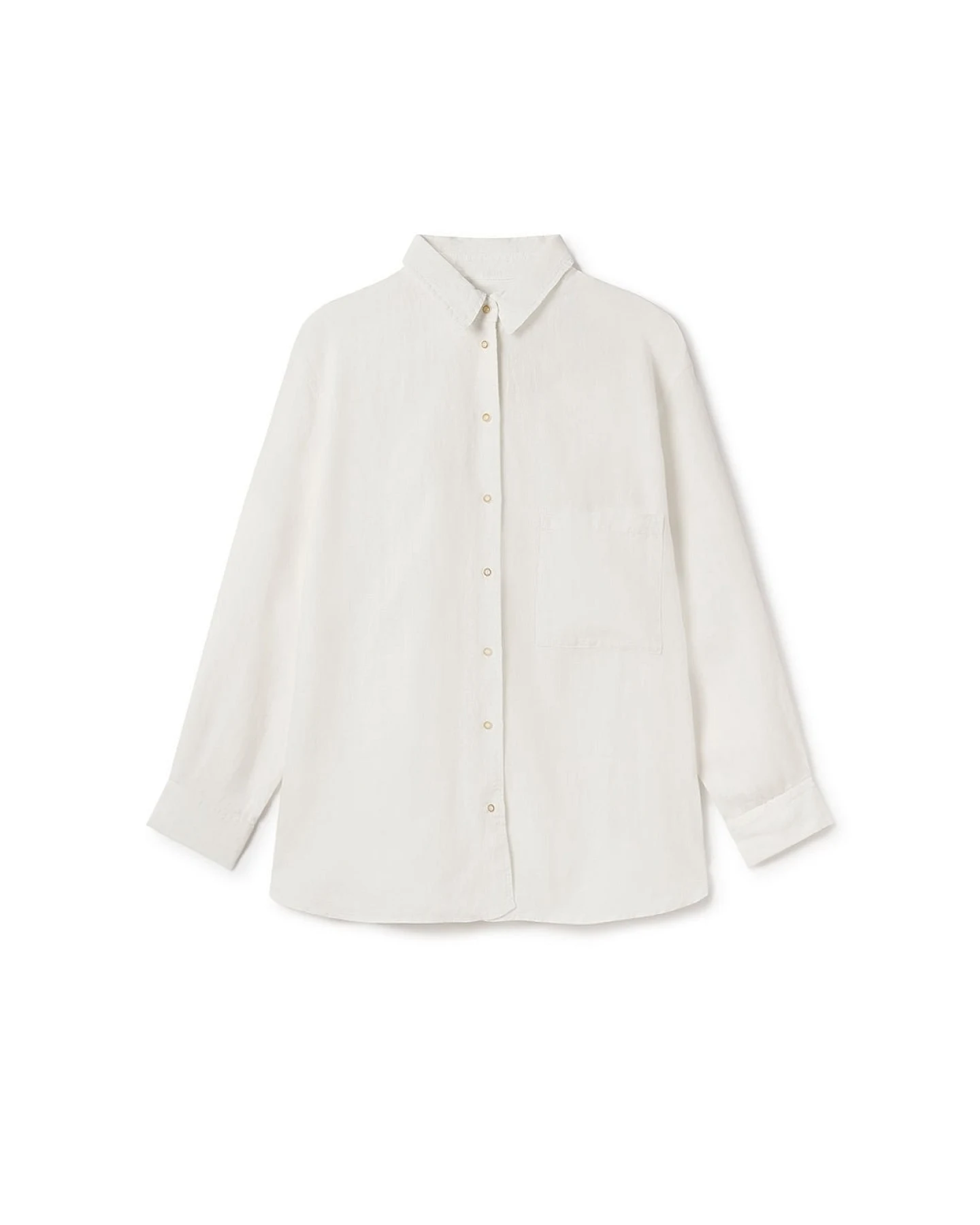 TWOTHIRDS Damen vegan Hemd Judinsalo Off White – Ansicht 2