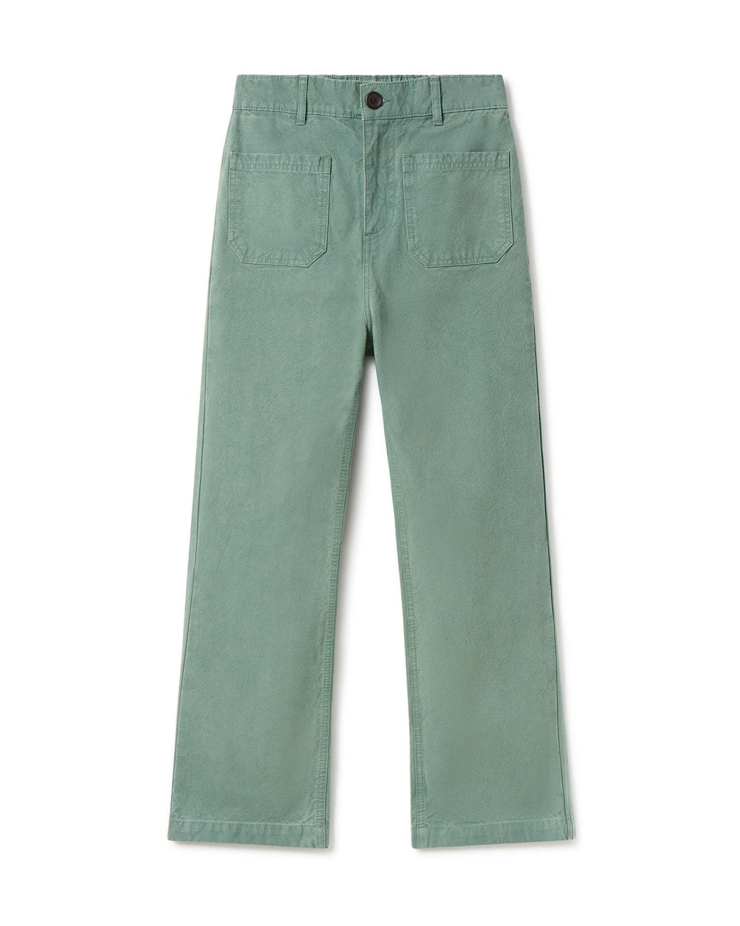 TWOTHIRDS Damen vegan Hose Yunosti Salbei Grün – Ansicht 2