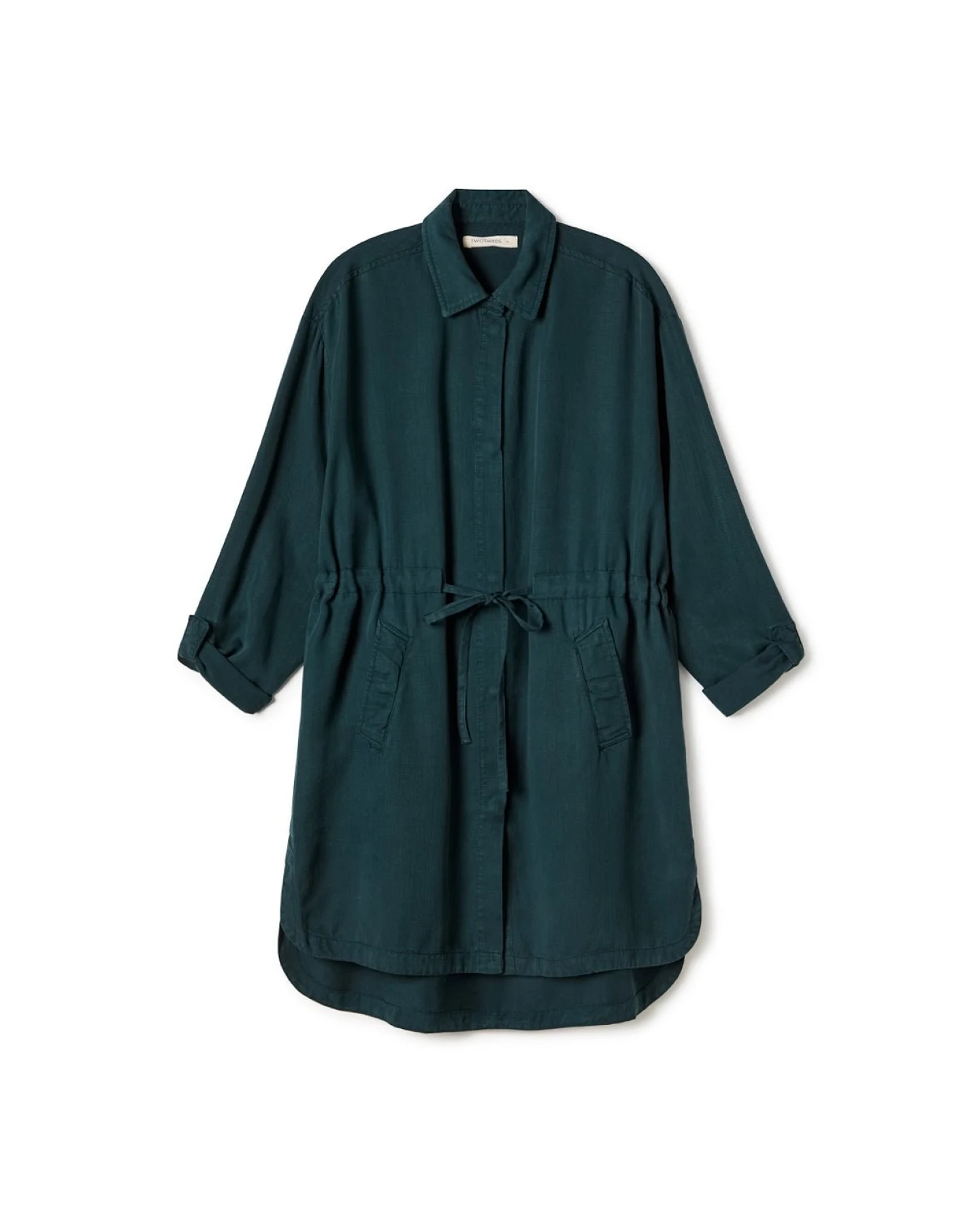 TWOTHIRDS Damen vegan Jacke Thule Tiefsee Grün – Ansicht 2