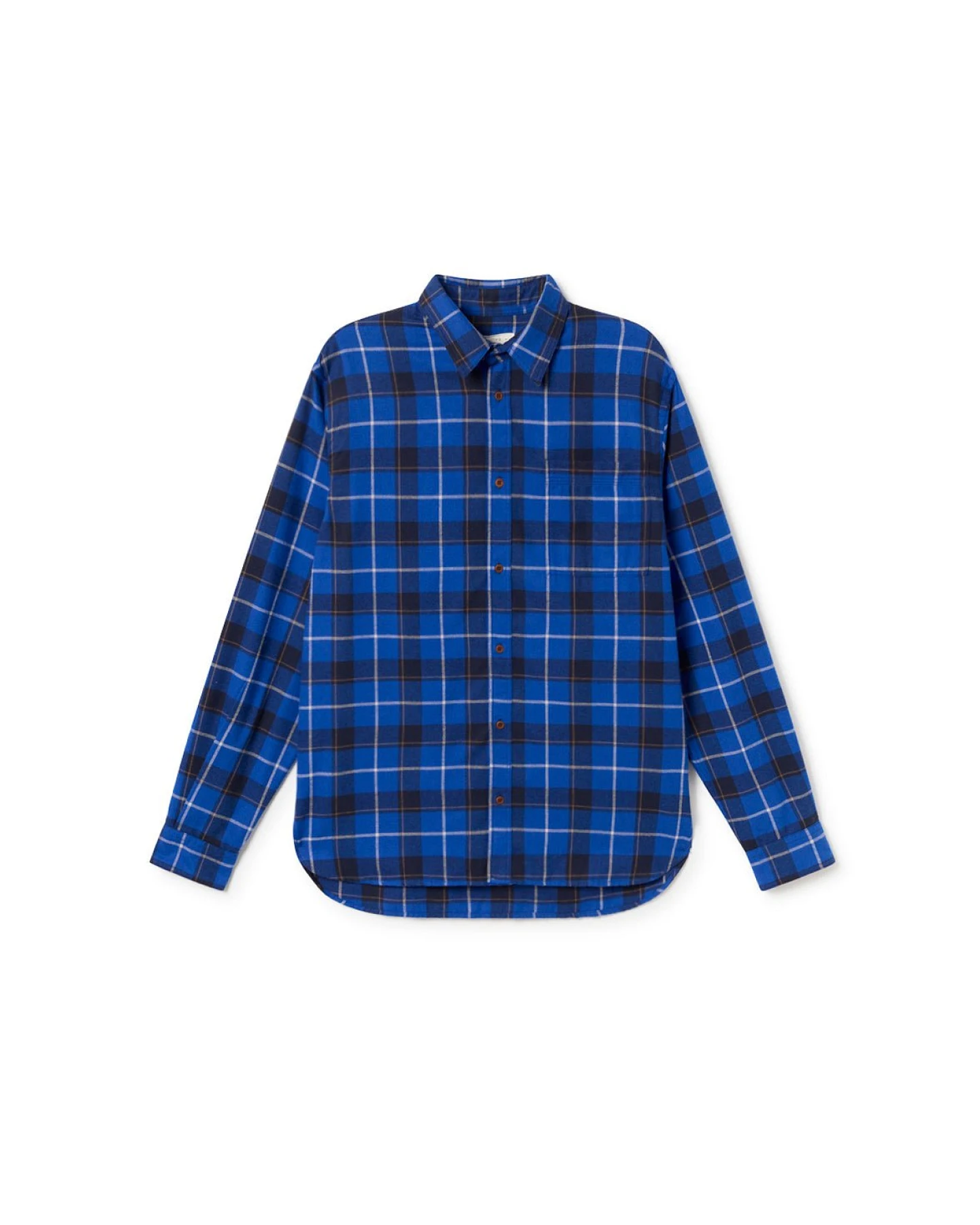 TWOTHIRDS Herren vegan Hemd Kirkby Blau – Ansicht 2
