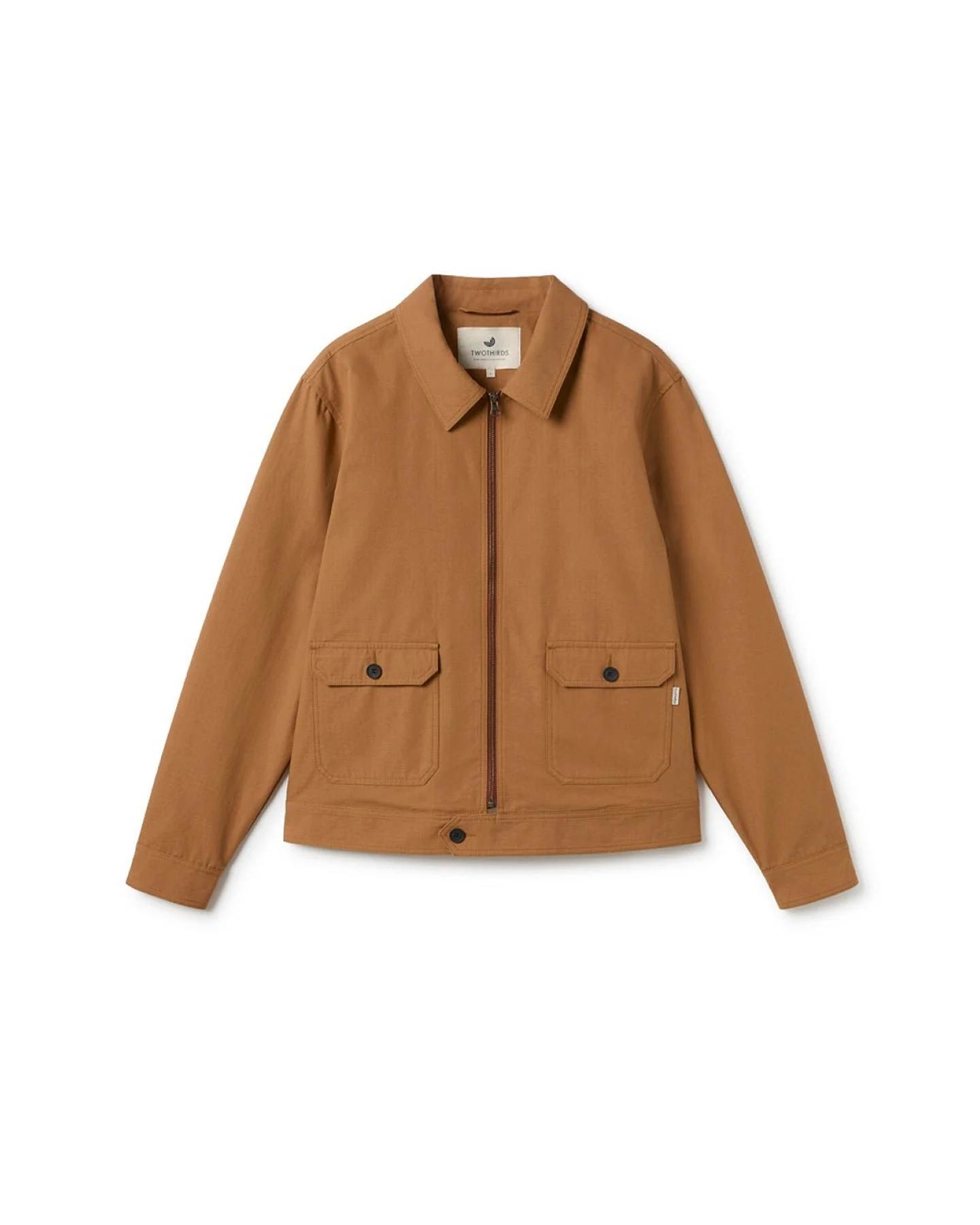 TWOTHIRDS Herren vegan Jacke Ansley Camel – Ansicht 2