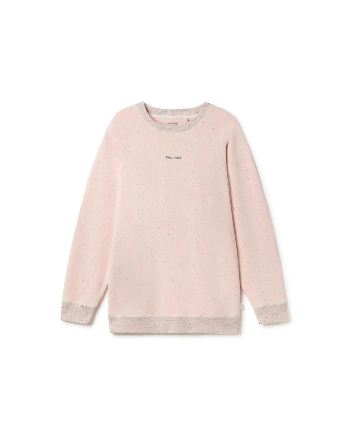 TWOTHIRDS Herren vegan Sweatshirt Annette Weiches Rosa – Ansicht 2