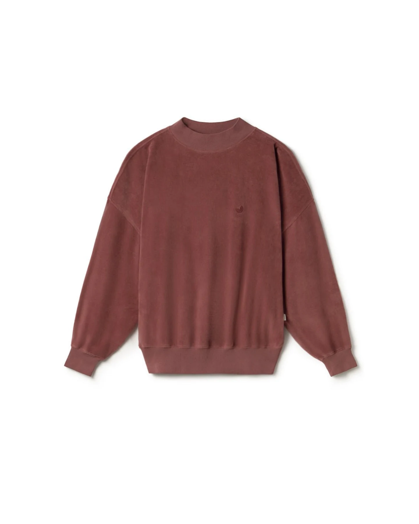TWOTHIRDS Damen vegan Sweatshirt Binz Rose Braun – Ansicht 2