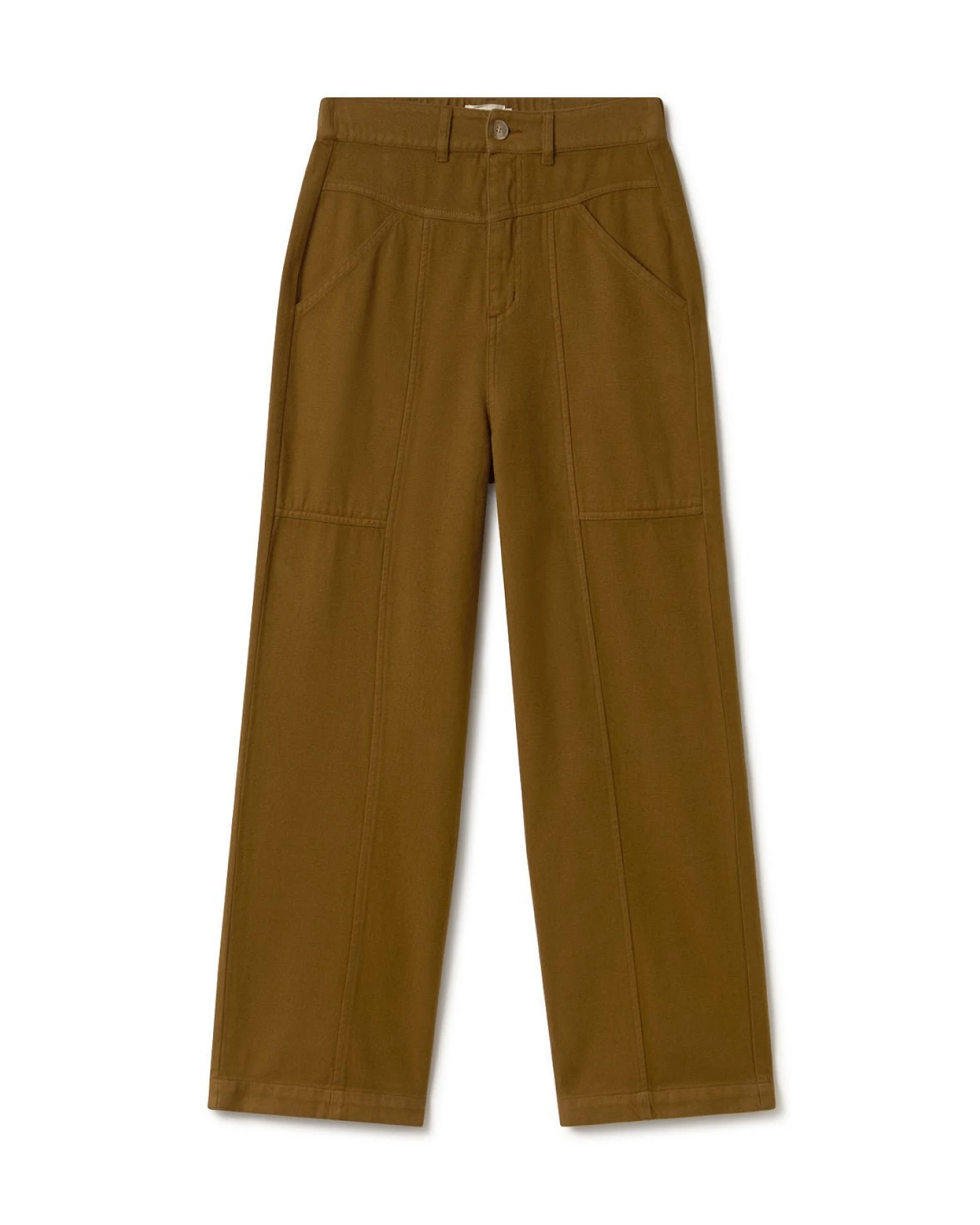 TWOTHIRDS Damen vegan Hose Luhme Dusty Ochre – Ansicht 2
