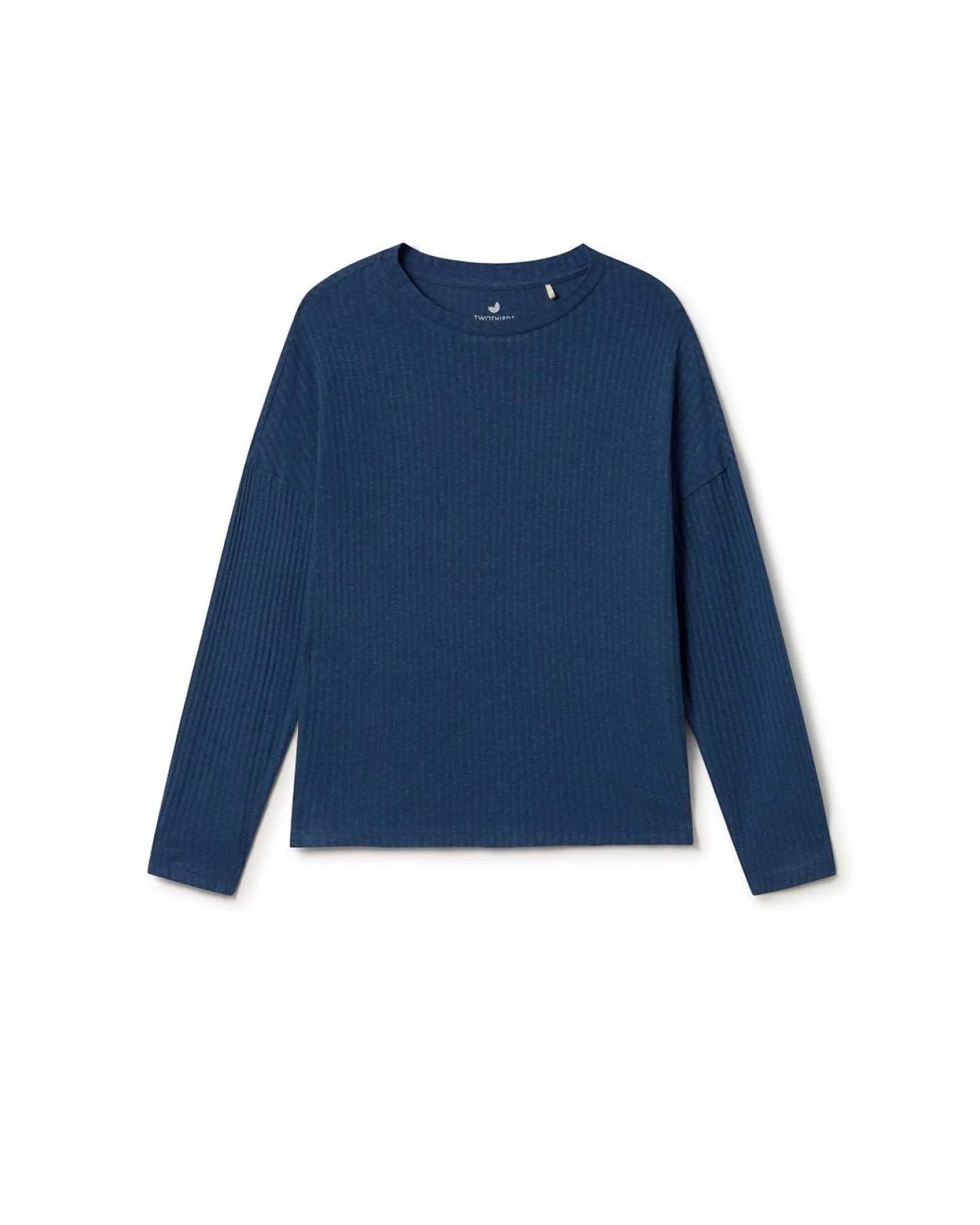 TWOTHIRDS Damen vegan Top Gravinis Blau – Ansicht 2
