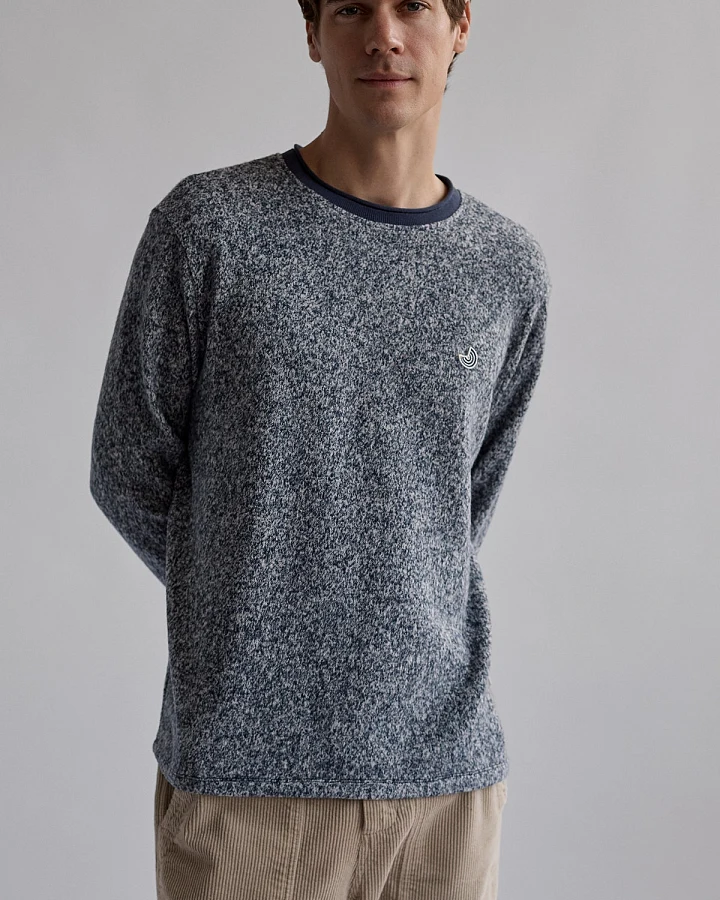 TWOTHIRDS Herren vegan T-Shirt Cushendun Navy Melange