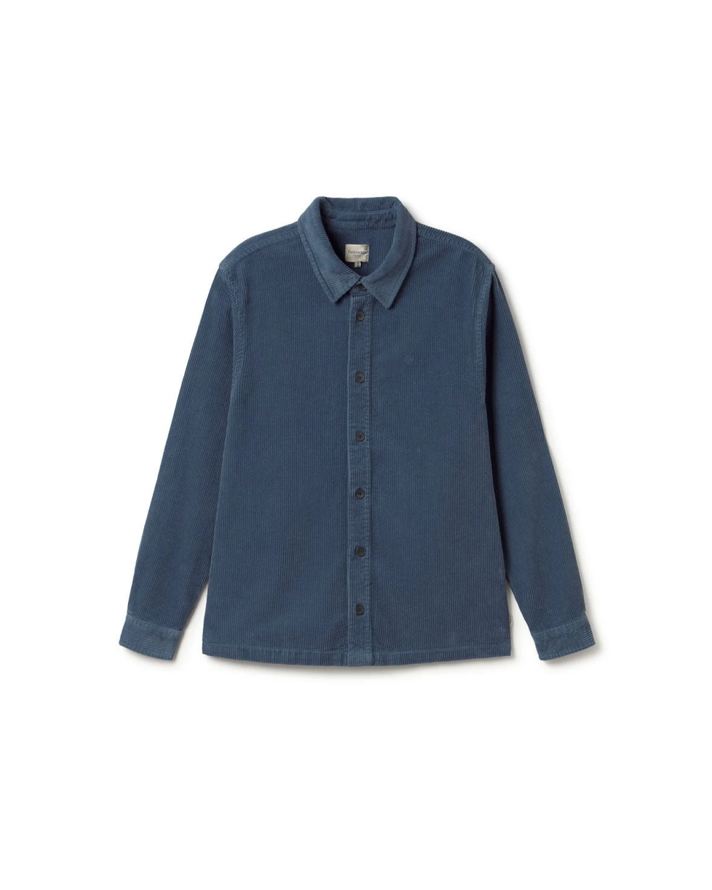 TWOTHIRDS Herren vegan Überhemd Dangar Vintage Indigo – Ansicht 2