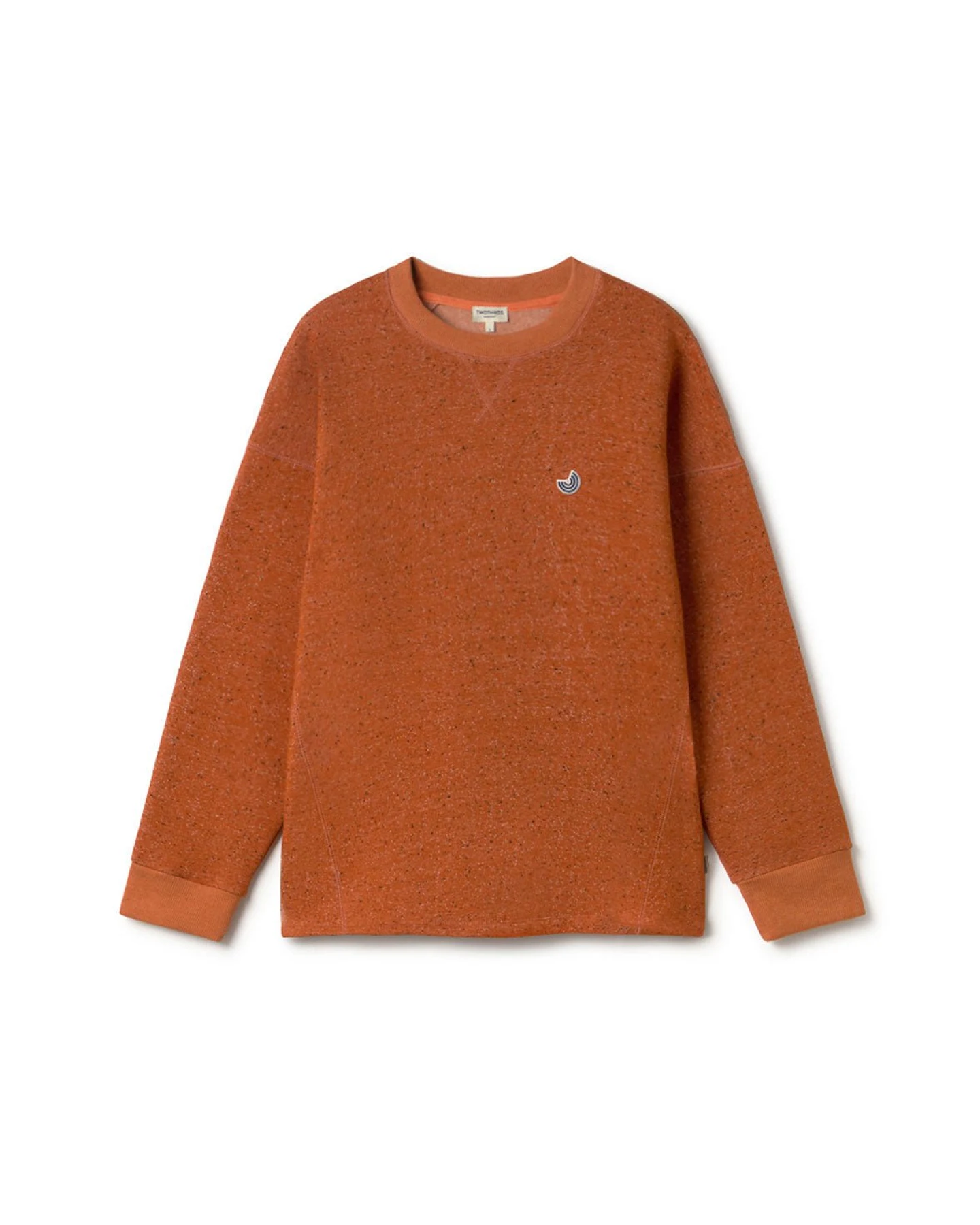 TWOTHIRDS Herren vegan Sweatshirt Dundrum Umber Orange – Ansicht 2