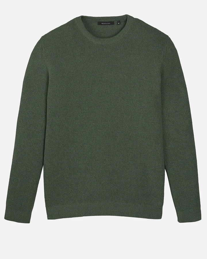 Recolution Herren vegan Pullover Bacopa Grün
