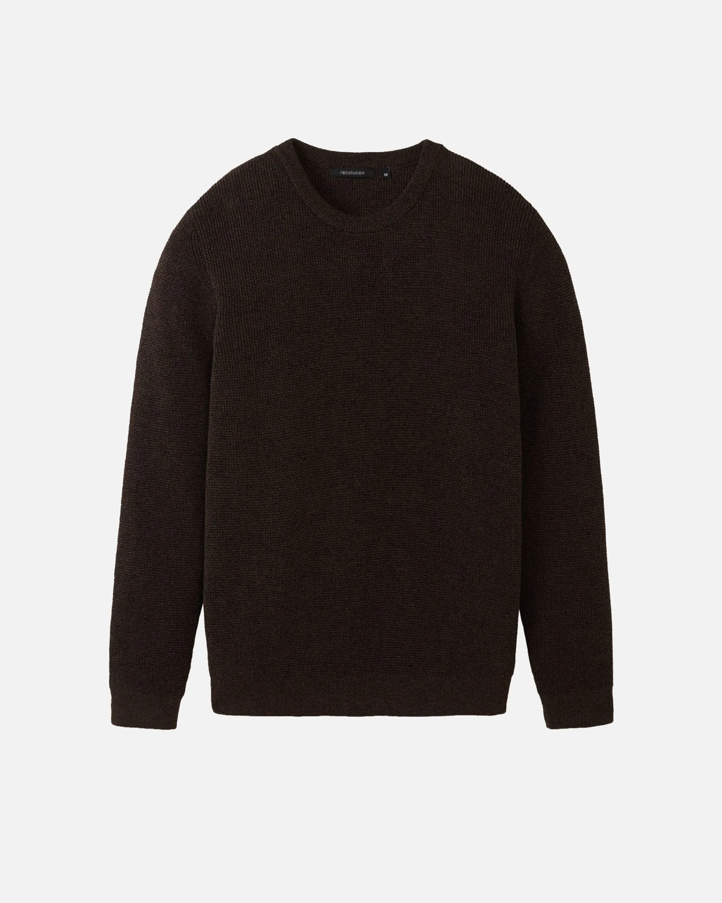 Recolution Herren vegan Pullover Bacopa Taupe – Ansicht 2