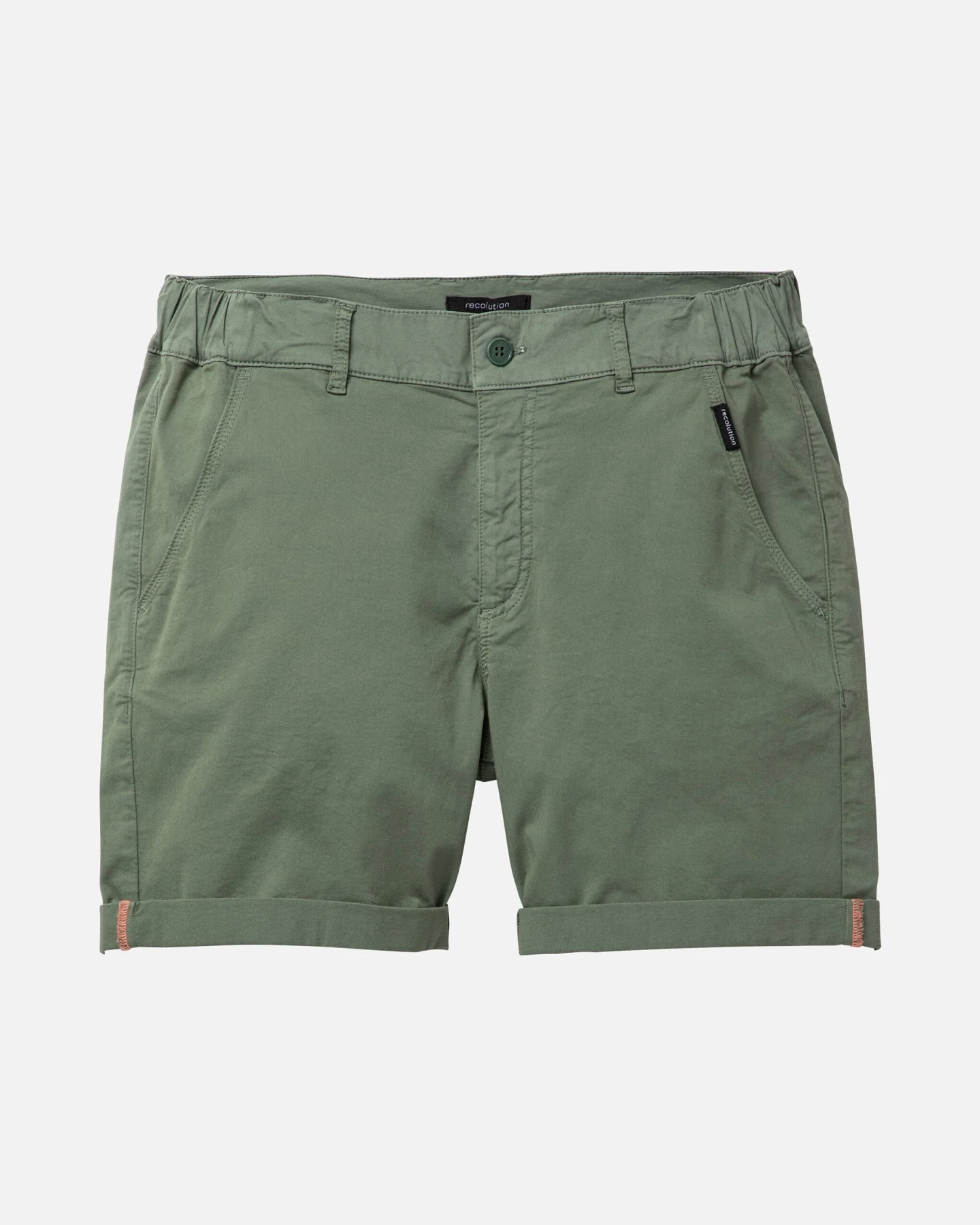 Recolution Herren vegan Shorts Majoram Khaki – Ansicht 2