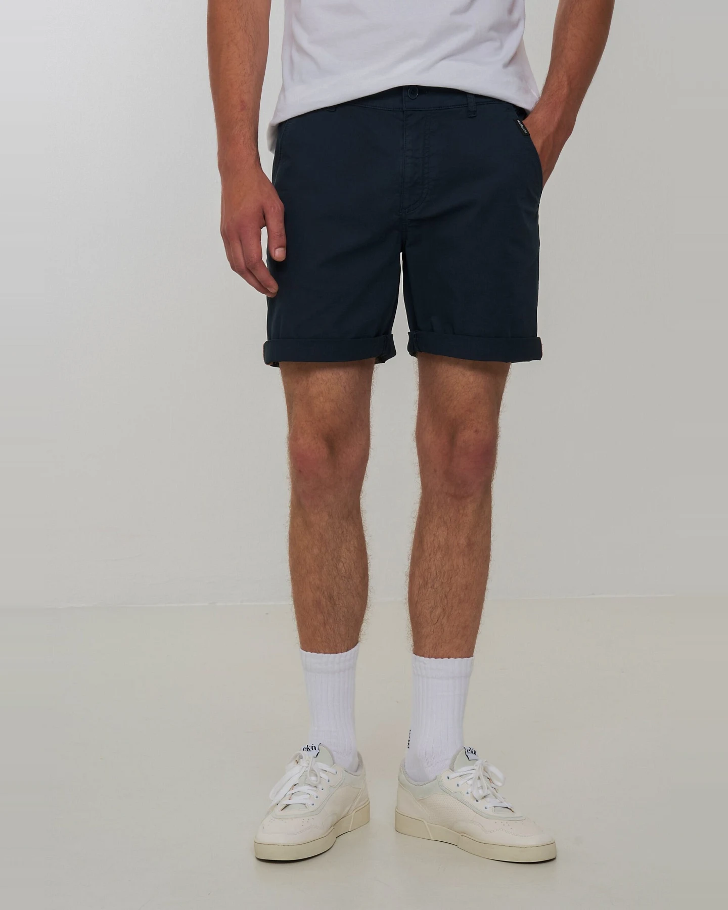 Recolution Herren vegan Shorts Majoram Dunkelblau – Ansicht 2