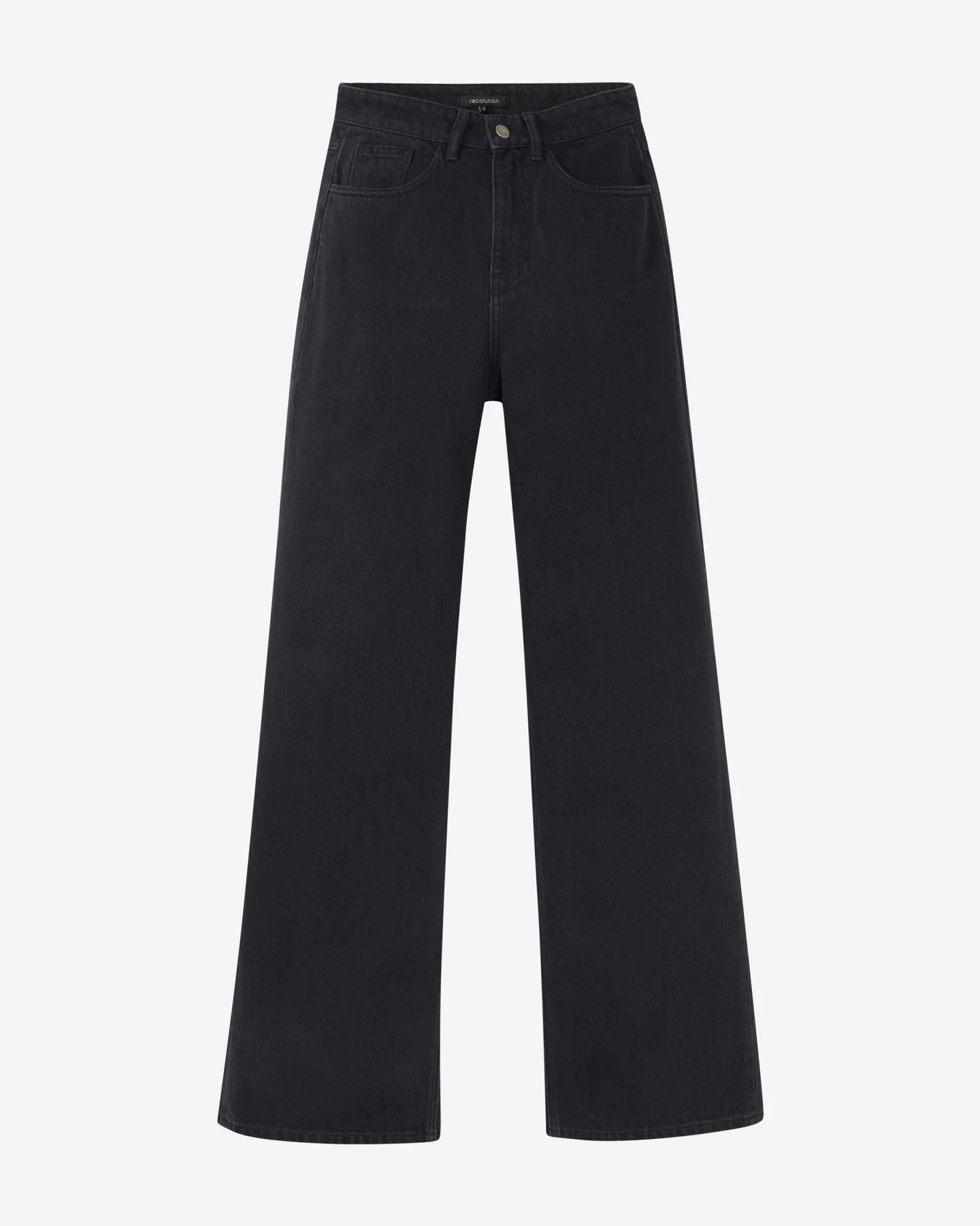 Recolution Damen vegan Jeans Commelina Washed Schwarz – Ansicht 2