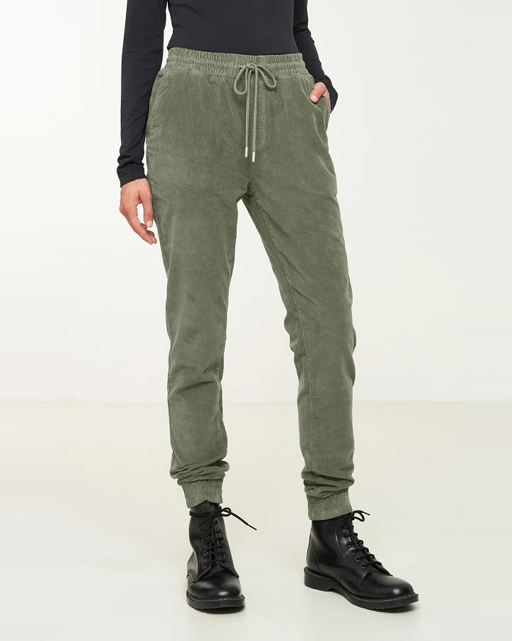 Recolution Damen vegan Jogginghose Chino Chaiturus Khaki