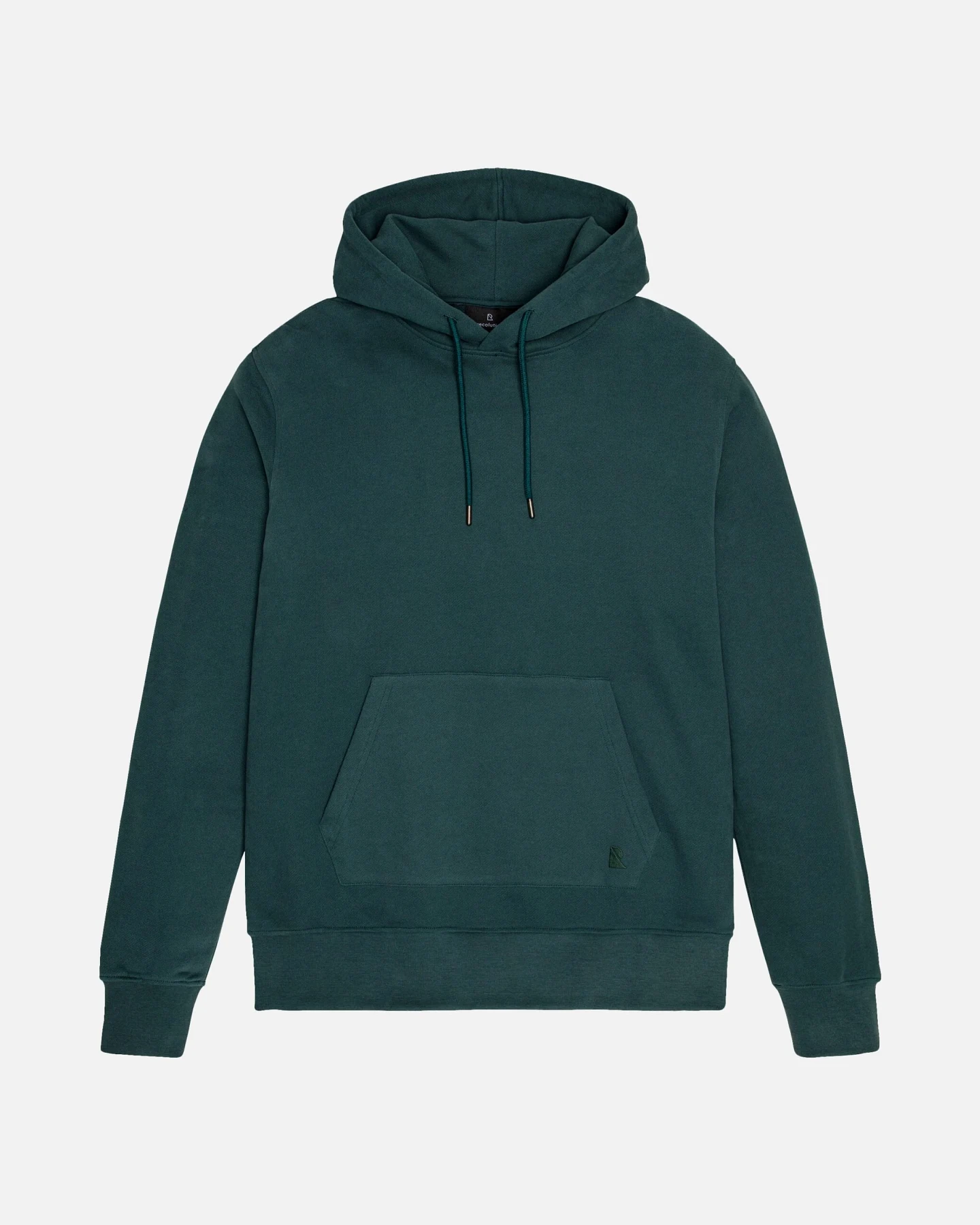 Recolution Herren vegan Hoodie Duranta Tiefgrün – Ansicht 2