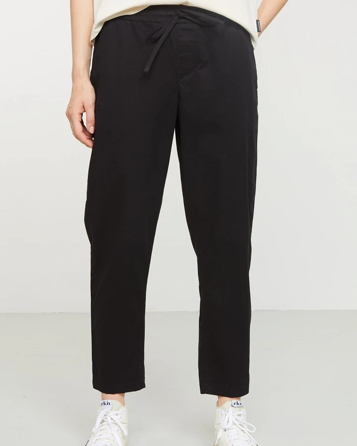 Recolution Damen vegan Jogginghose Chino Kale Schwarz