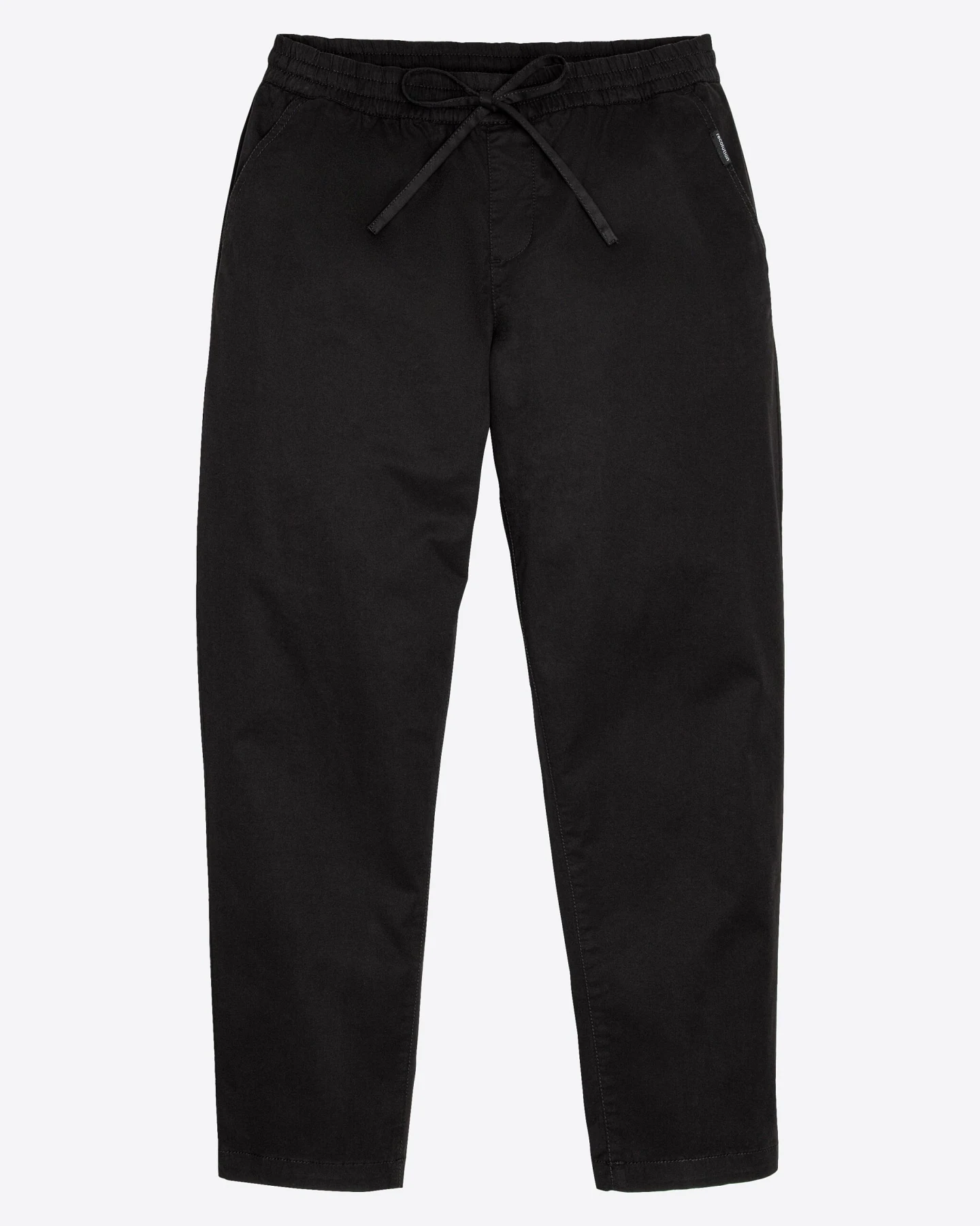 Recolution Damen vegan Jogginghose Chino Kale Schwarz – Ansicht 2