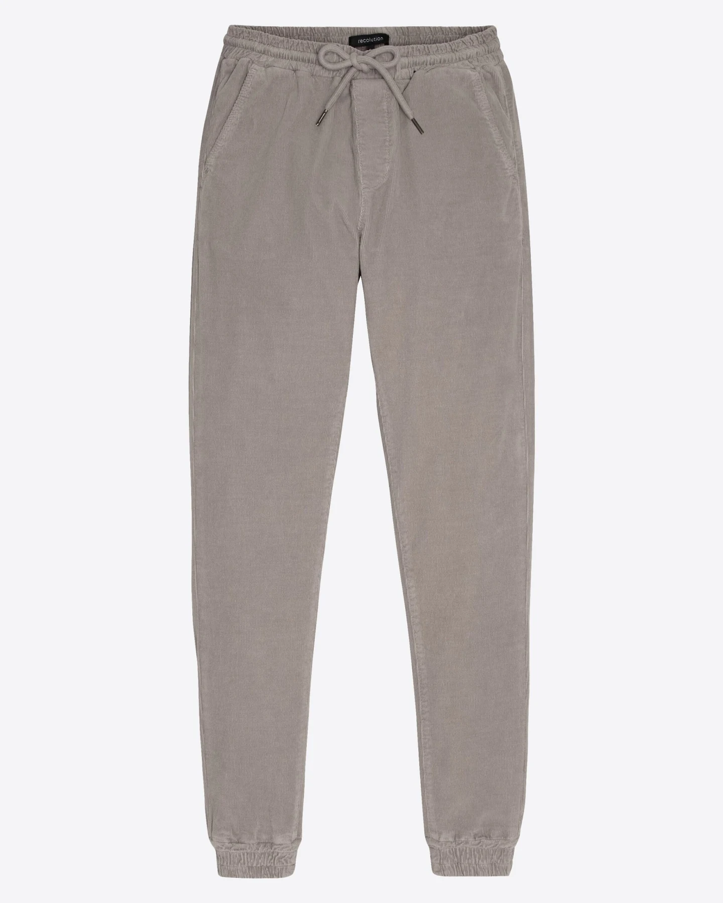 Recolution Damen vegan Jogginghose Chino Cord Chaiturus Hazel Braun – Ansicht 2