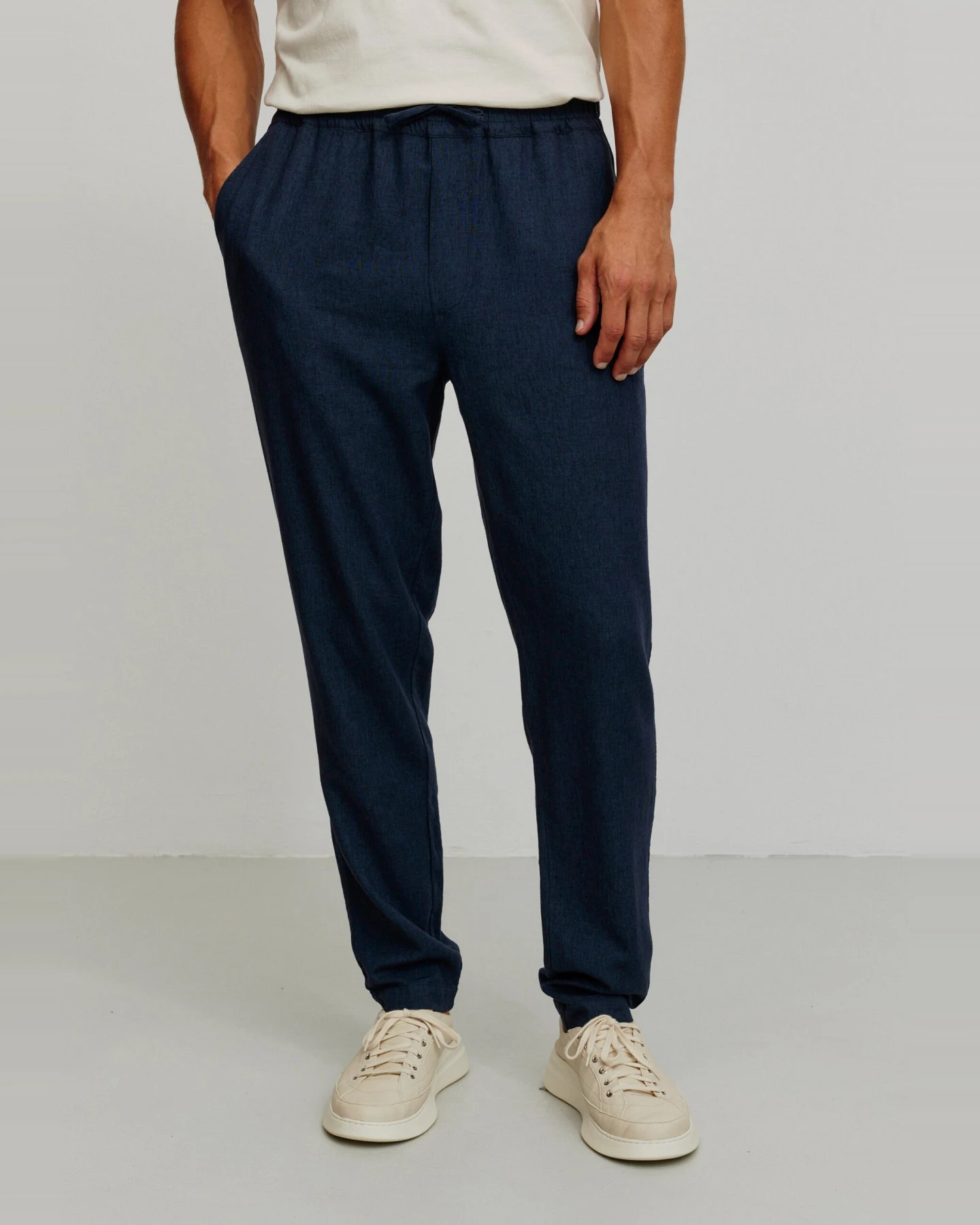 Recolution Herren vegan Hose Tangelo Navy – Ansicht 2