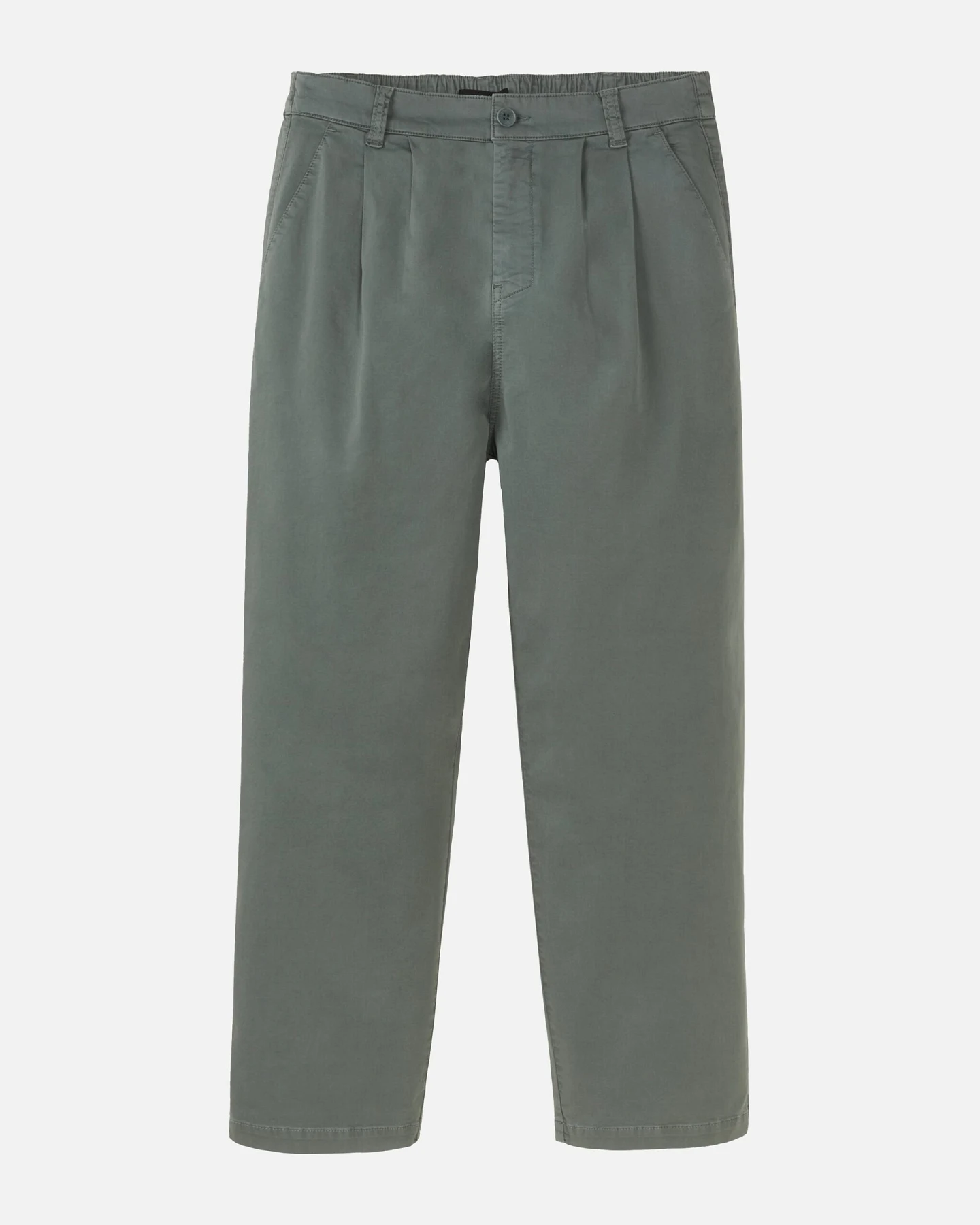Recolution Herren vegan Chinos Catmint Eukalyptus-Grün – Ansicht 2