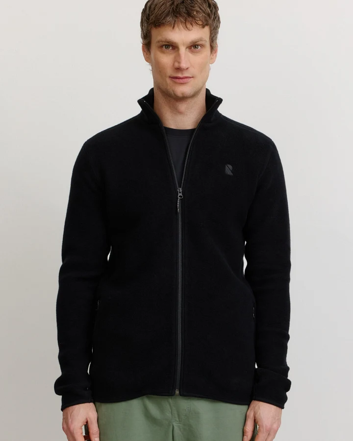 Recolution Herren vegan Jacke Buxus Schwarz