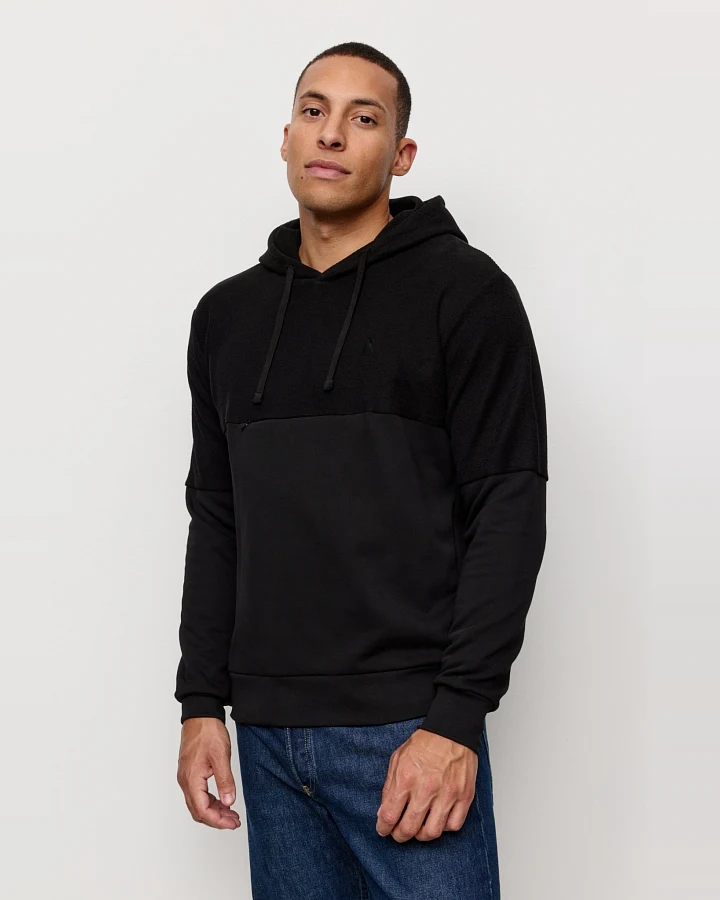 Recolution Herren vegan Hoodie Ivy Schwarz