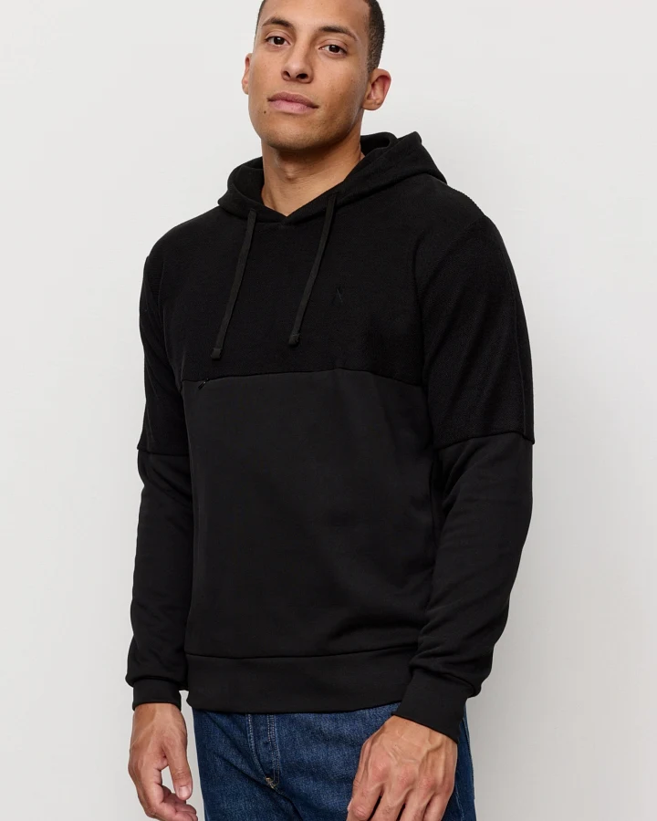 Recolution Herren vegan Hoodie Ivy Schwarz