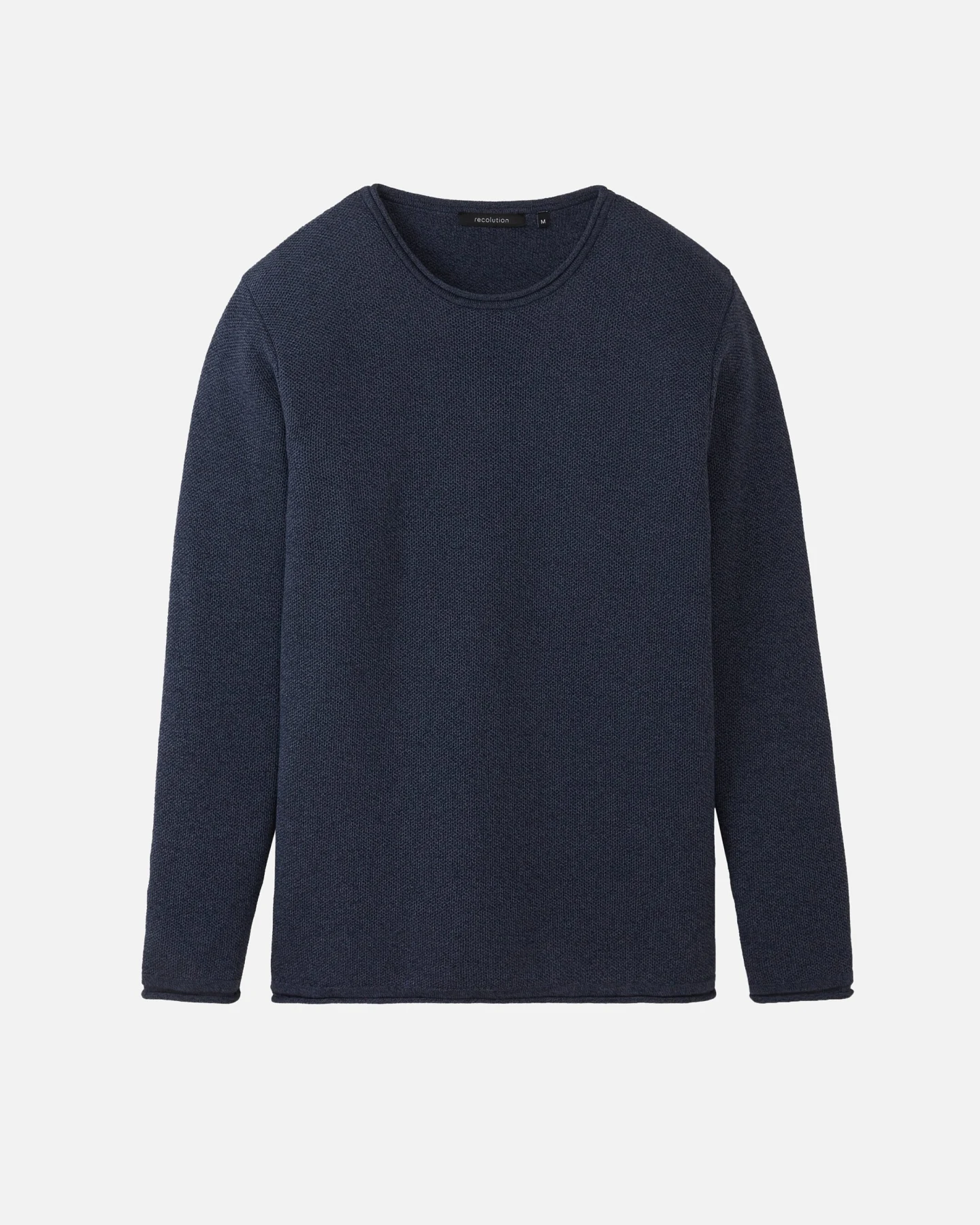 Recolution Herren vegan Pullover Eukalyptus Blau – Ansicht 2