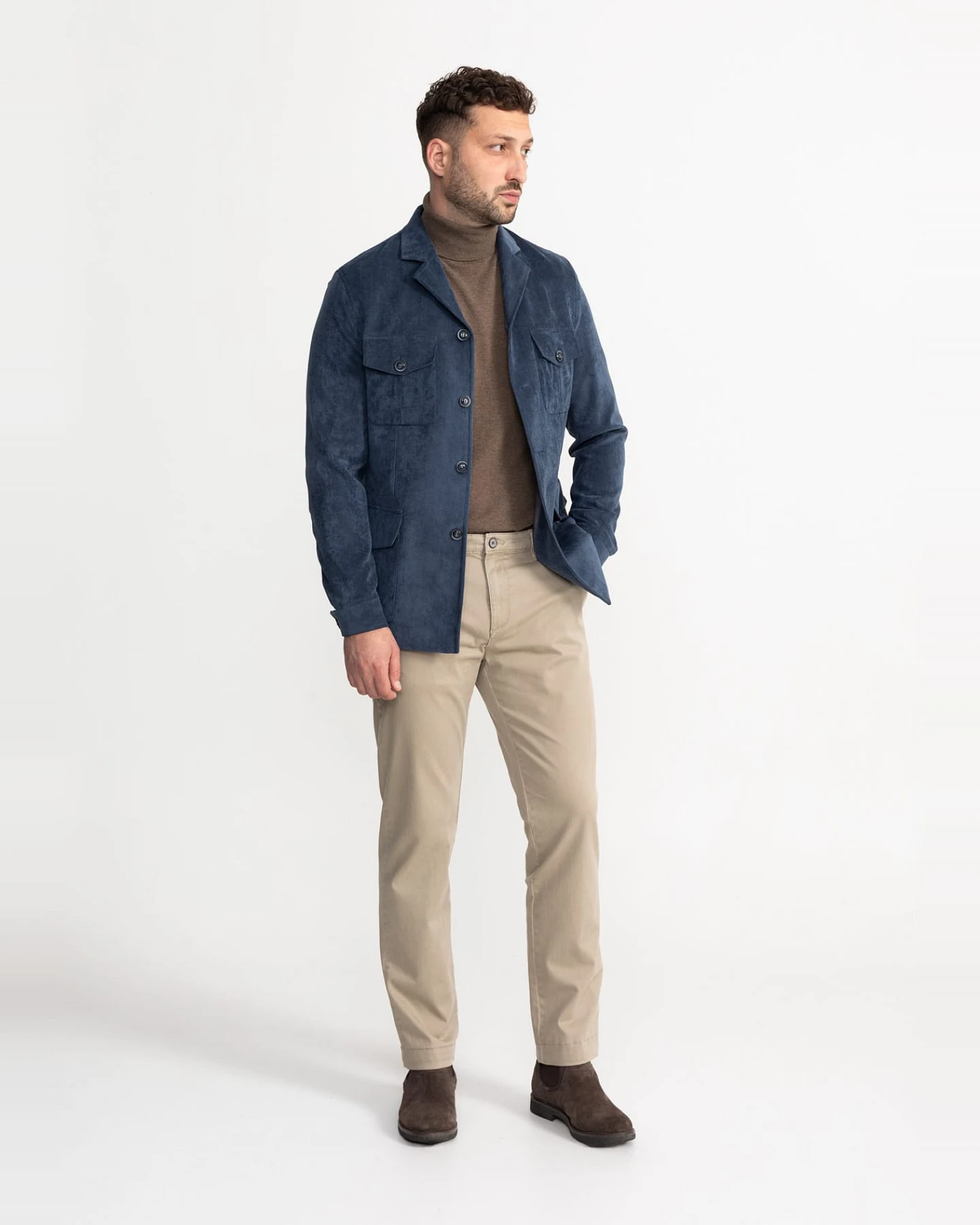 De IONESCU Herren vegan Hose Sinaia Beige – Ansicht 2