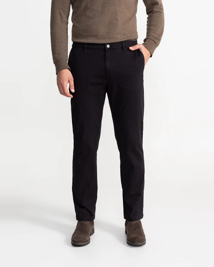 De IONESCU Herren vegan Hose Sinaia Schwarz