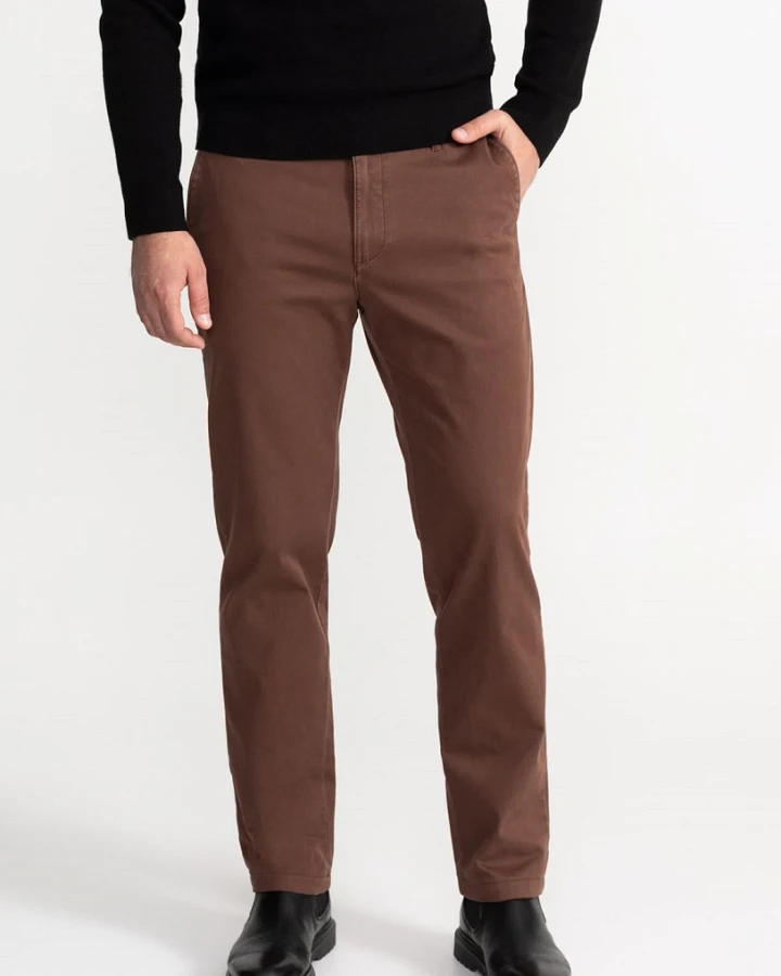 De IONESCU Herren vegan Hose Sinaia Whiskey Brown