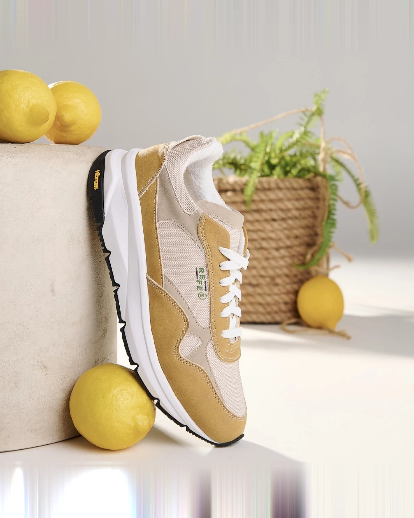 Risorse Future Herren vegan Schuhe Olimpic 2.0 Gelb – Ansicht 2
