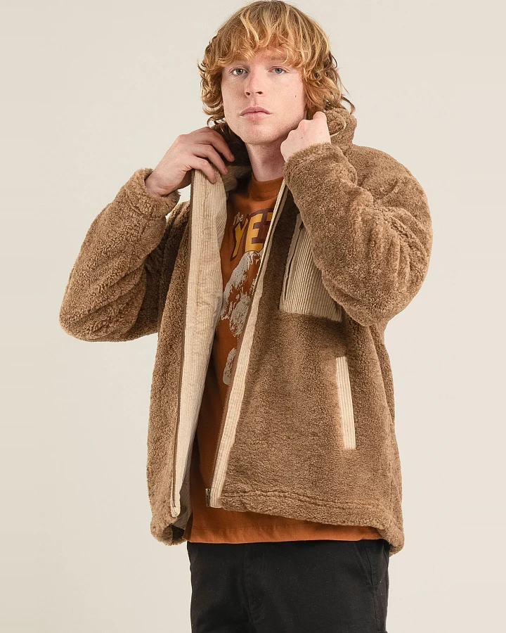 KOMODO Herren vegan Jacke Drew Hellbraun
