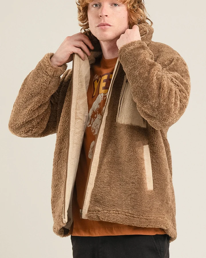 KOMODO Herren vegan Jacke Drew Hellbraun