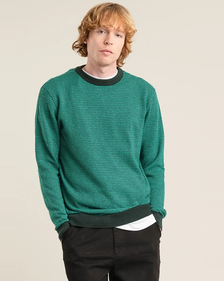 KOMODO Herren vegan Pullover Opal Teal
