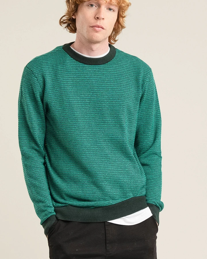 KOMODO Herren vegan Pullover Opal Teal