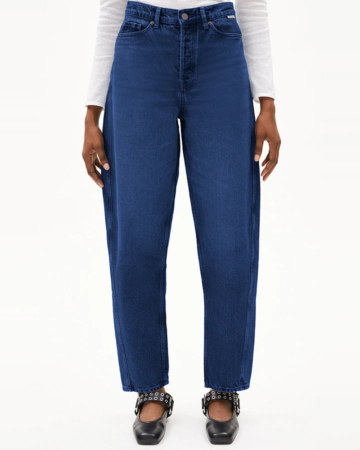 ARMEDANGELS Damen vegan Jeans Baarell Airglow Blau
