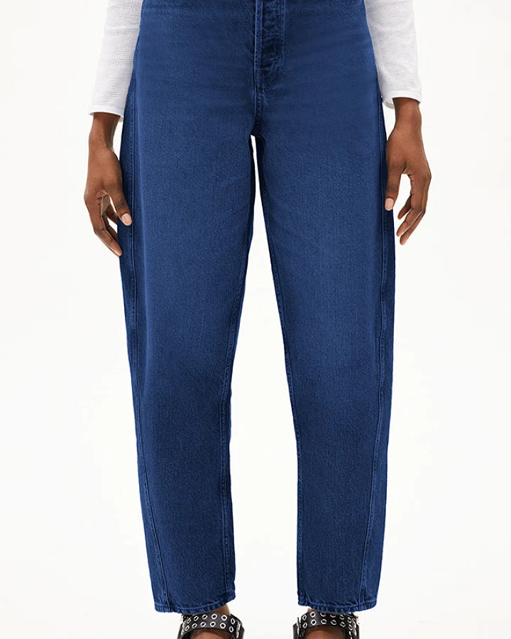 ARMEDANGELS Damen vegan Jeans Baarell Airglow Blau