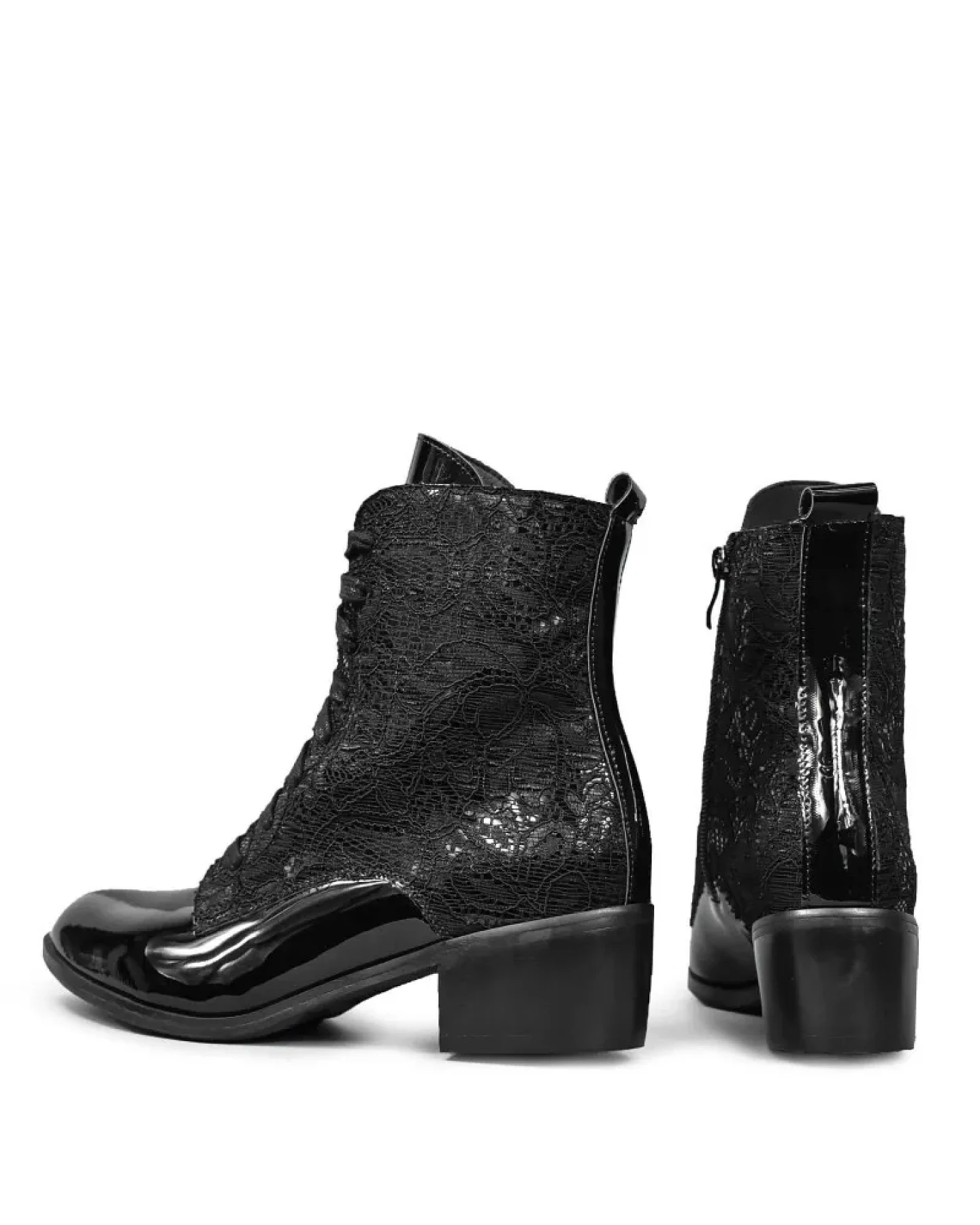 Altercore Damen vegan Stiefel Zelda Schwarz – Ansicht 2